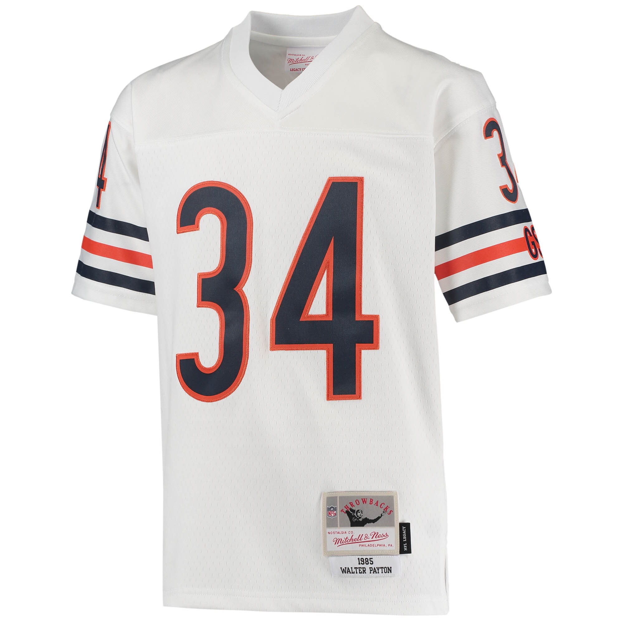 Walter Payton Chicago Bears Mitchell & Ness Youth 1985 Retired Player Legacy Jersey - White cheap jerseys for sale - CheapJerseys.Shop