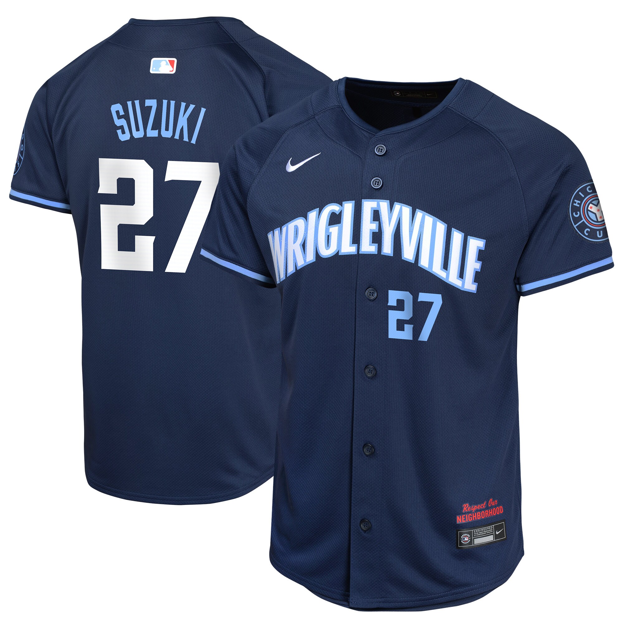 Seiya Suzuki Chicago Cubs Youth City Connect Limited Player Jersey - Navy cheap jerseys for sale - CheapJerseys.Shop