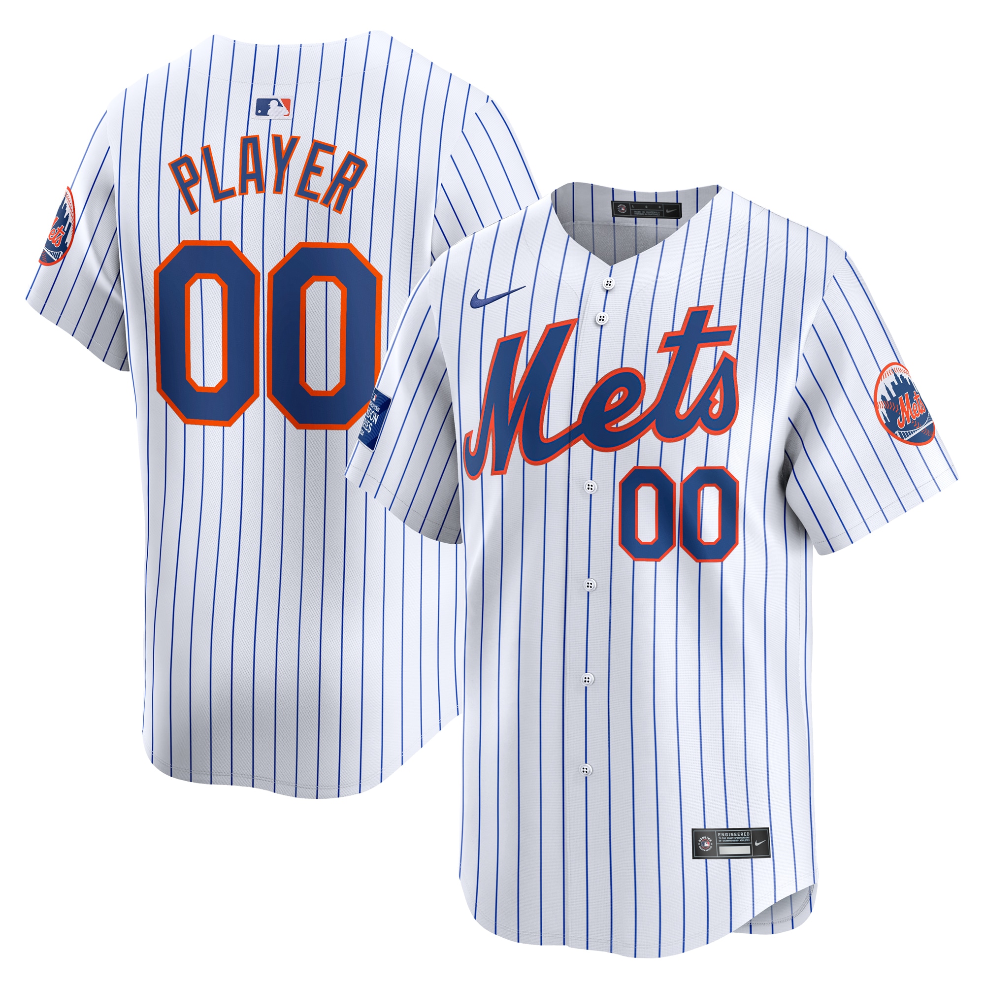 New York Mets 2024 World Tour London Series Home Pick-A-Player Limited Jersey\u00c2\u00a0\u00e2\u20ac\u201c White cheap jerseys for sale - CheapJerseys.Shop