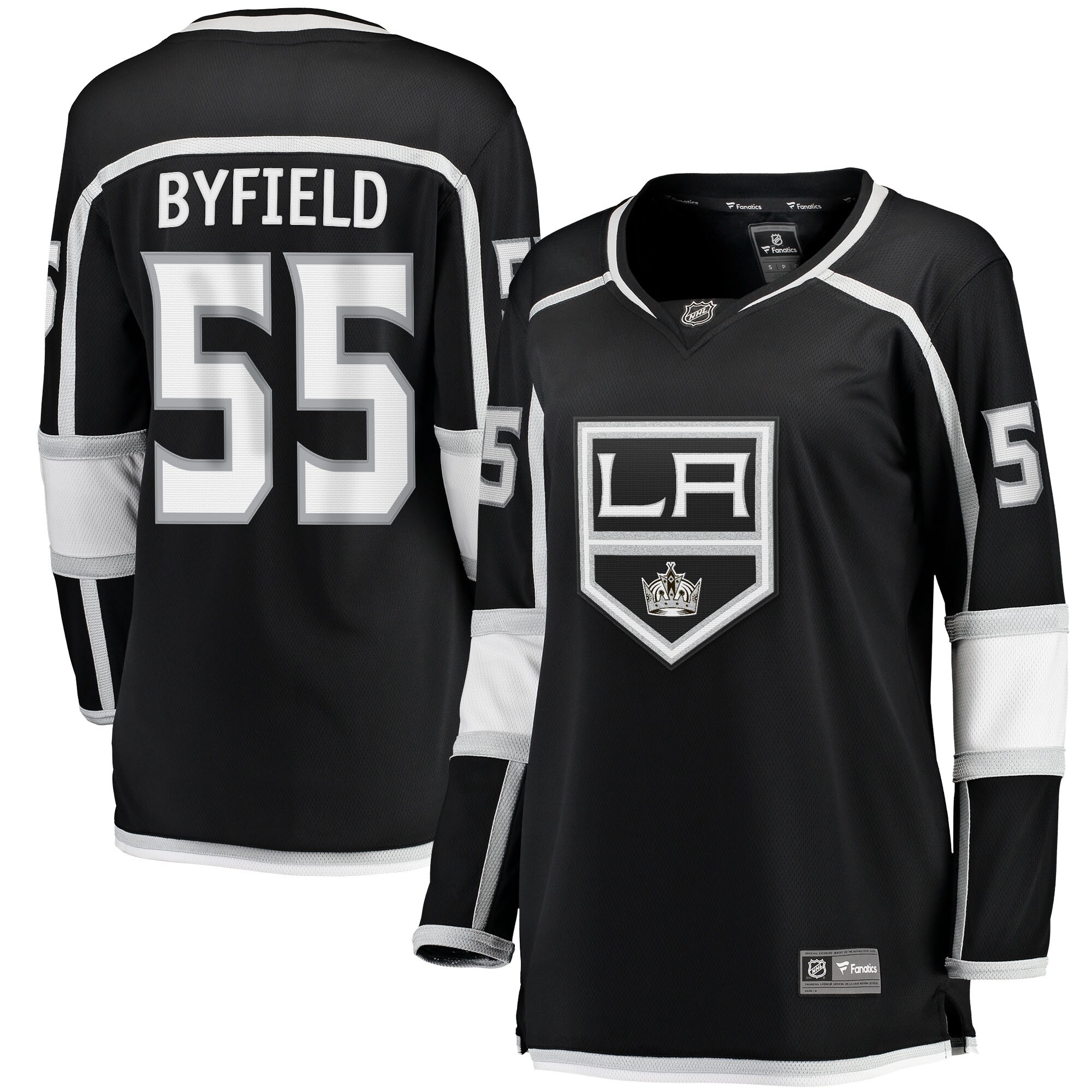 Quinton Byfield Los Angeles Kings Fanatics Women's Home Team Breakaway Player Jersey - Black cheap jerseys for sale - CheapJerseys.Shop
