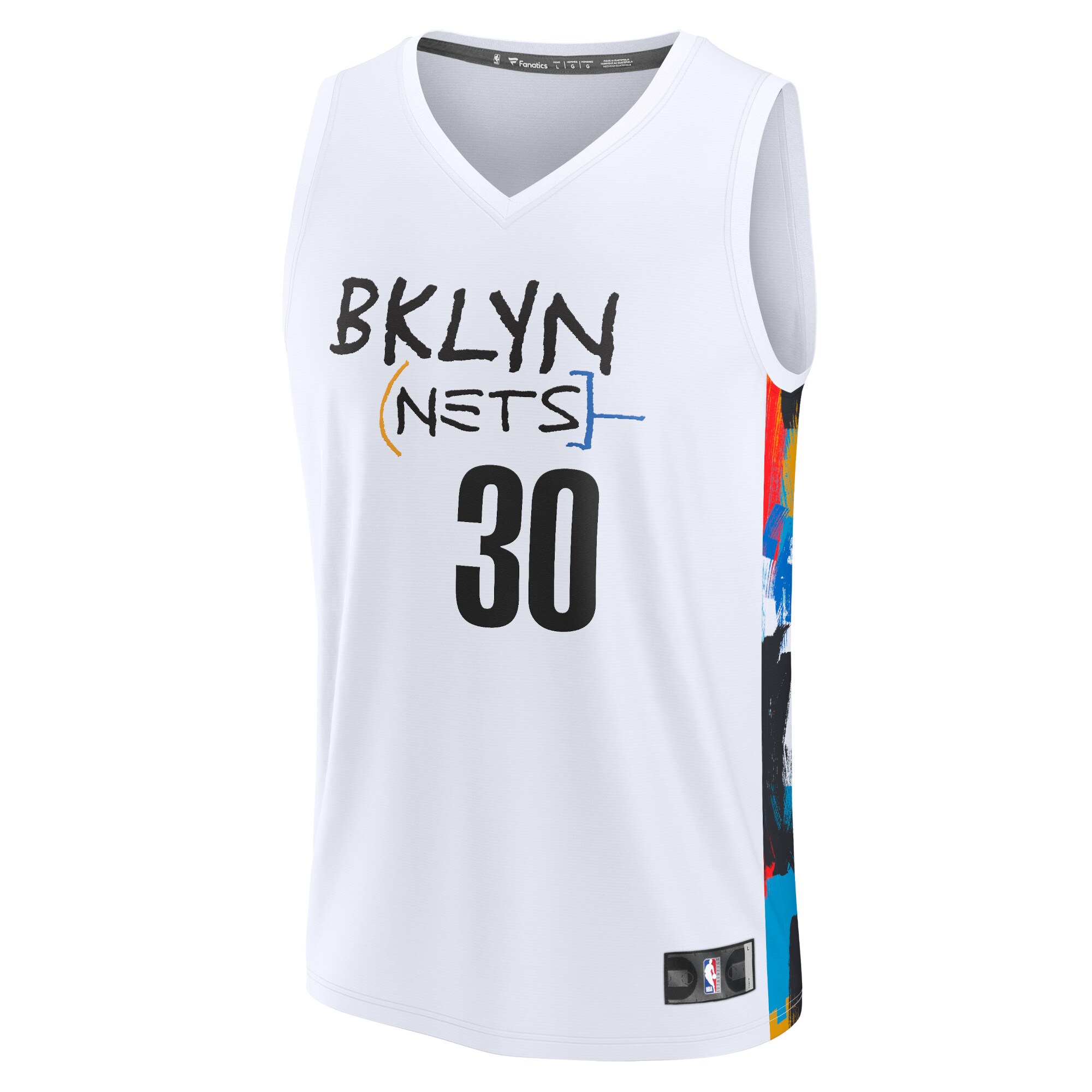 Seth Curry Brooklyn Nets Fanatics Fastbreak Jersey - City Edition - White cheap jerseys for sale - CheapJerseys.Shop