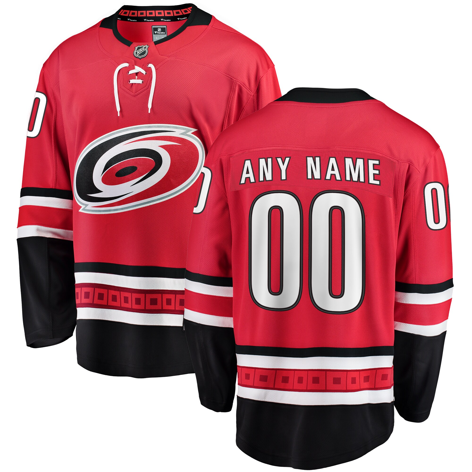 Carolina Hurricanes Fanatics Alternate Breakaway Custom Jersey - Red cheap jerseys for sale - CheapJerseys.Shop