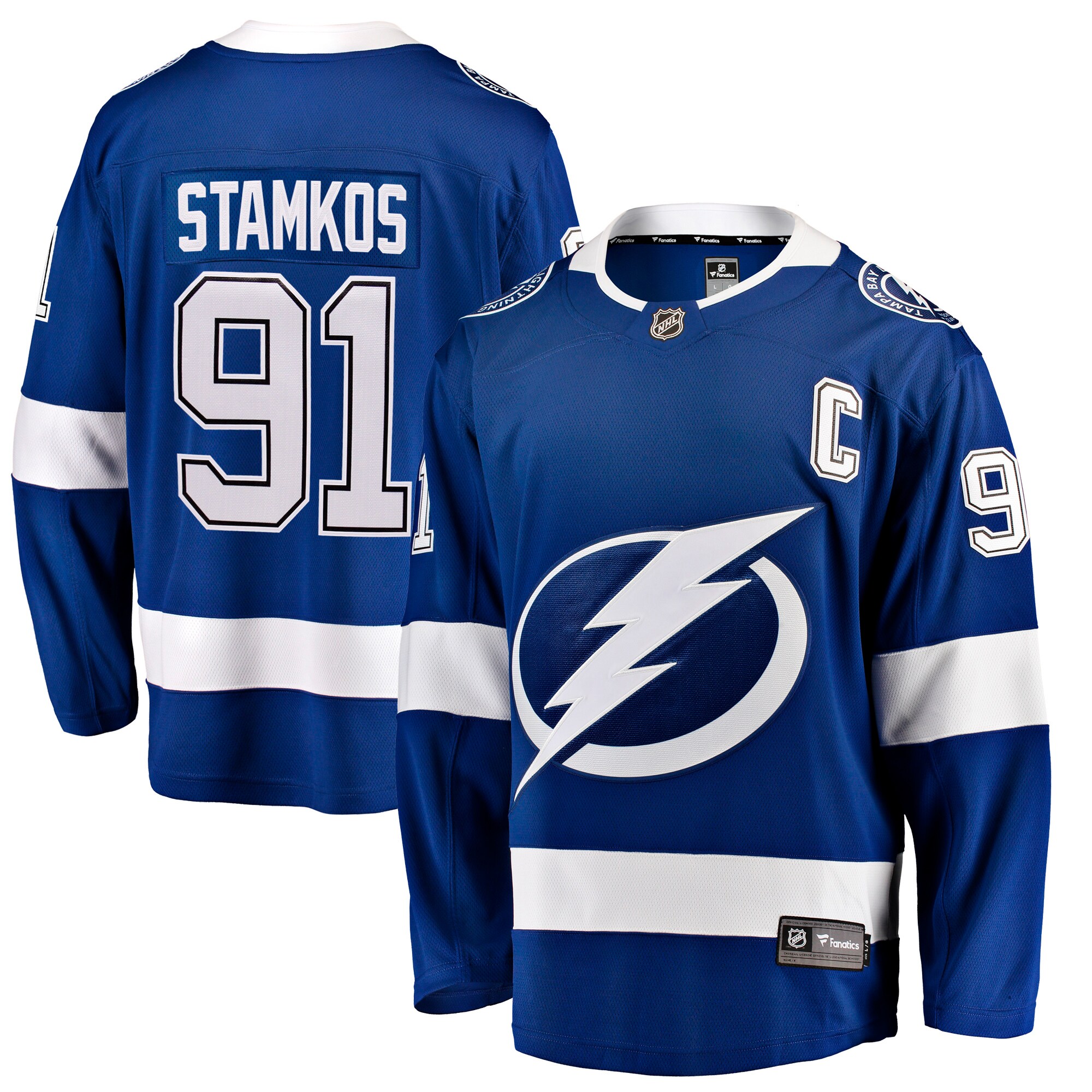 Steven Stamkos Tampa Bay Lightning Fanatics Home Breakaway Jersey - Blue cheap jerseys for sale - CheapJerseys.Shop