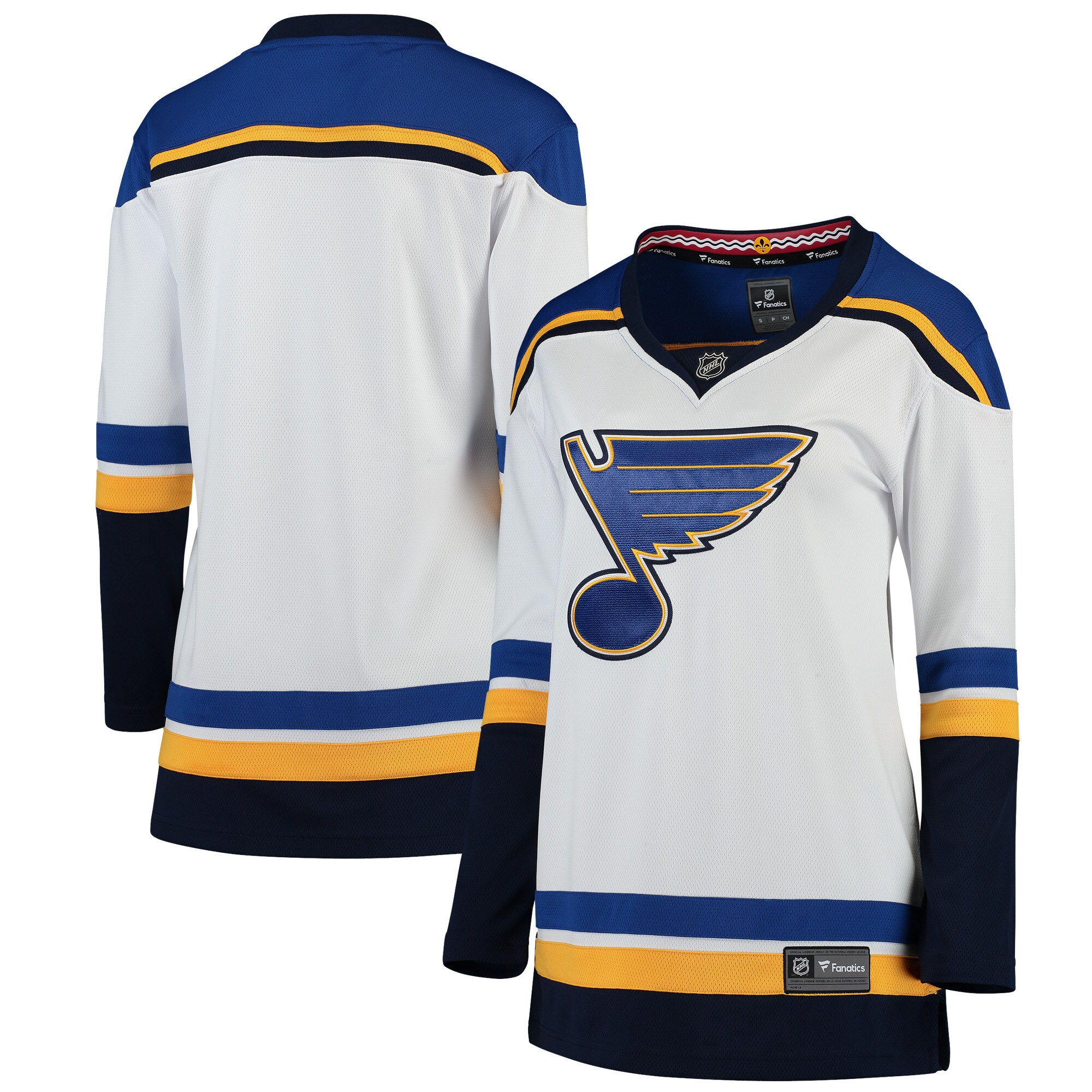 St. Louis Blues Fanatics Women's Away Breakaway Jersey - White cheap jerseys for sale - CheapJerseys.Shop