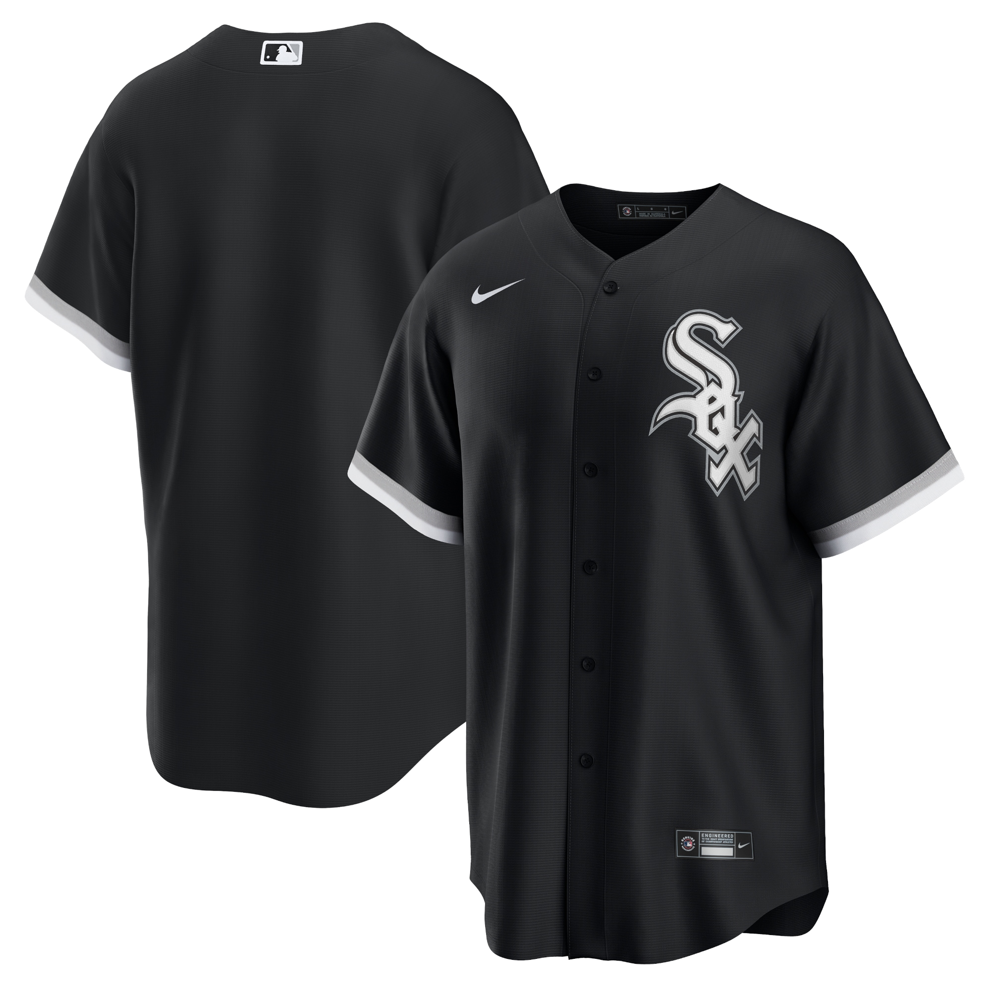 Chicago White Sox Alternate Replica Team Jersey - Black cheap jerseys for sale - CheapJerseys.Shop