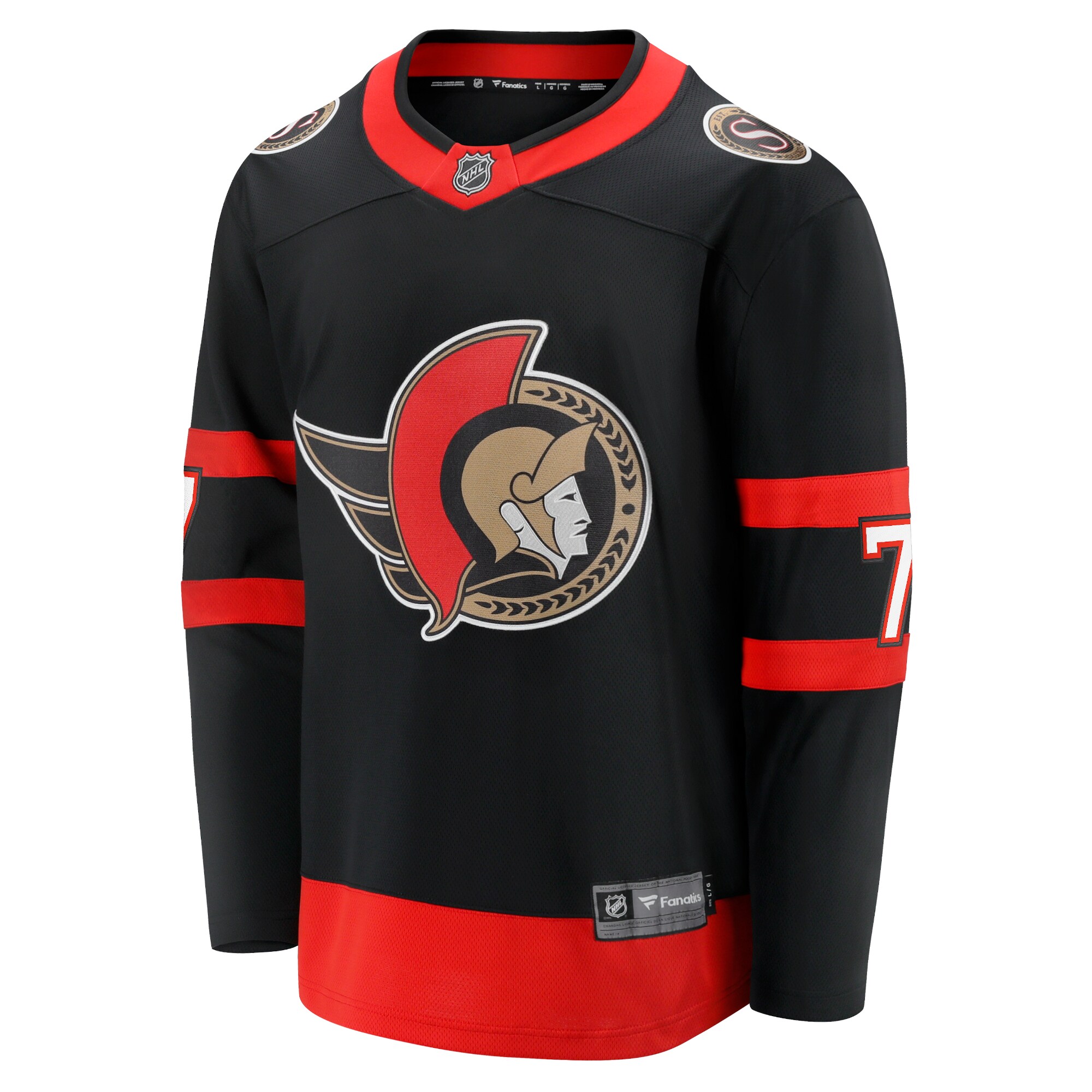 Brady Tkachuk Ottawa Senators Fanatics Alternate Premier Breakaway Player Jersey - Black cheap jerseys for sale - CheapJerseys.Shop