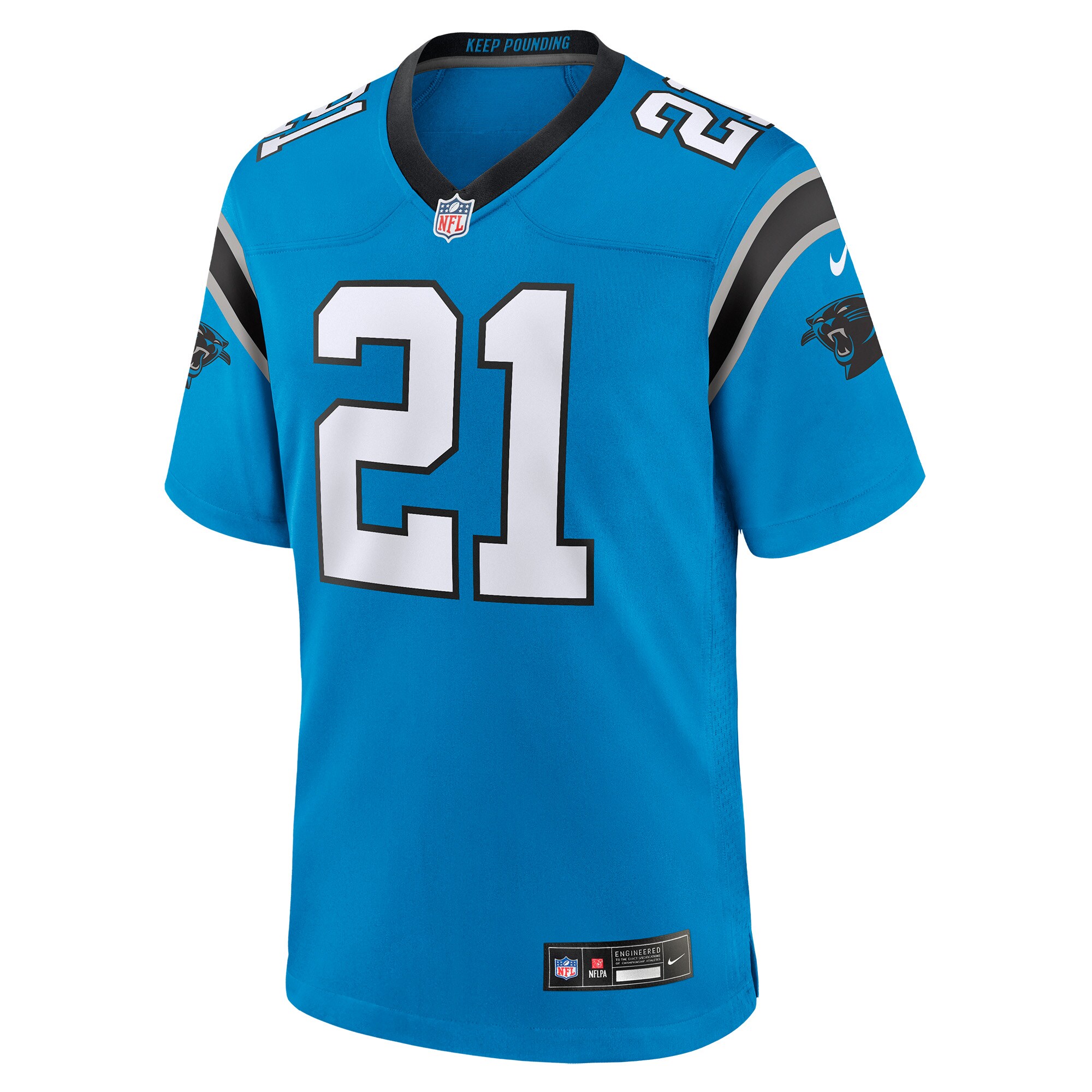 Jeremy Chinn Carolina Panthers Alternate Game Jersey - Blue cheap jerseys for sale - CheapJerseys.Shop