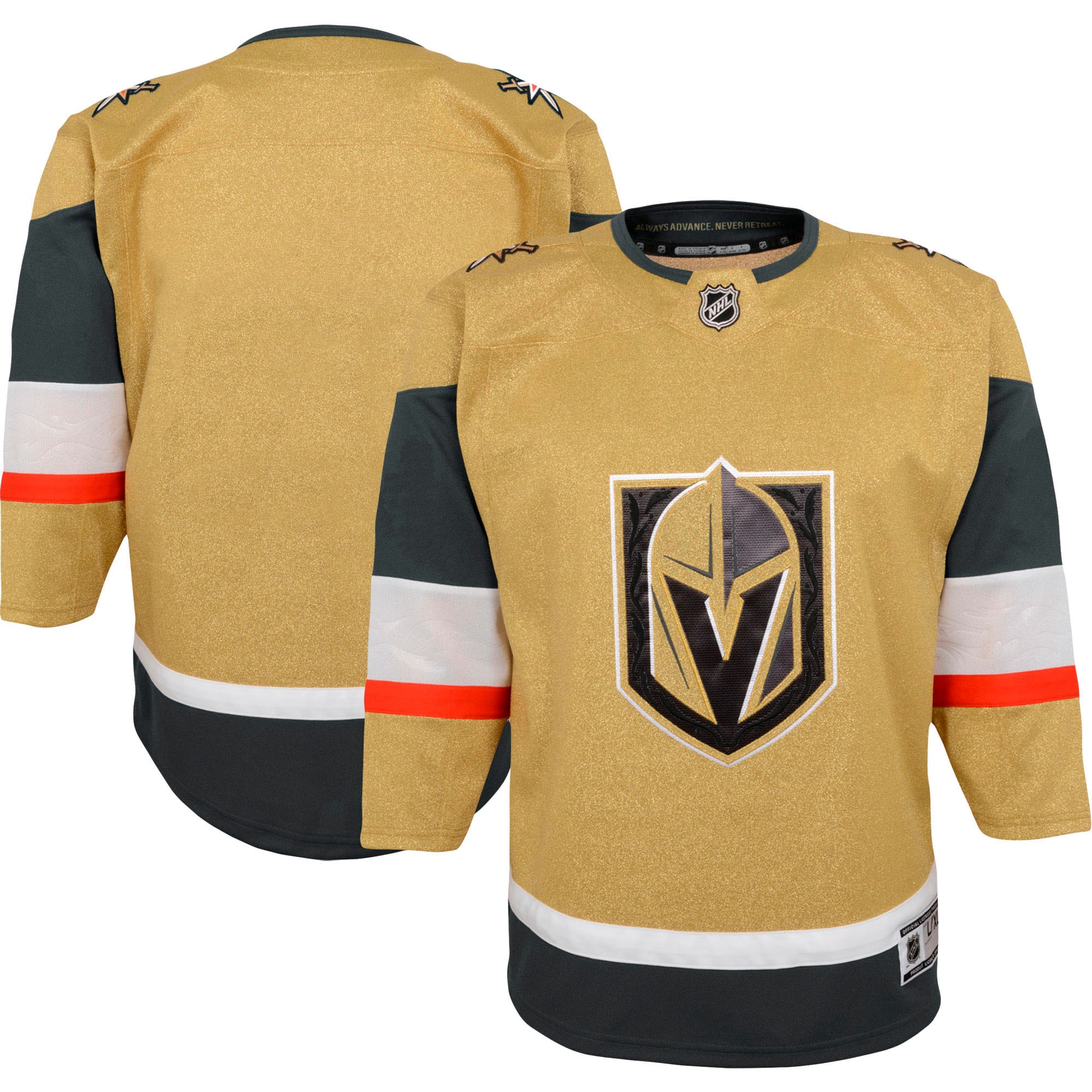 Vegas Golden Knights Infant 2020\/21 Home Premier Jersey - Gold cheap jerseys for sale - CheapJerseys.Shop