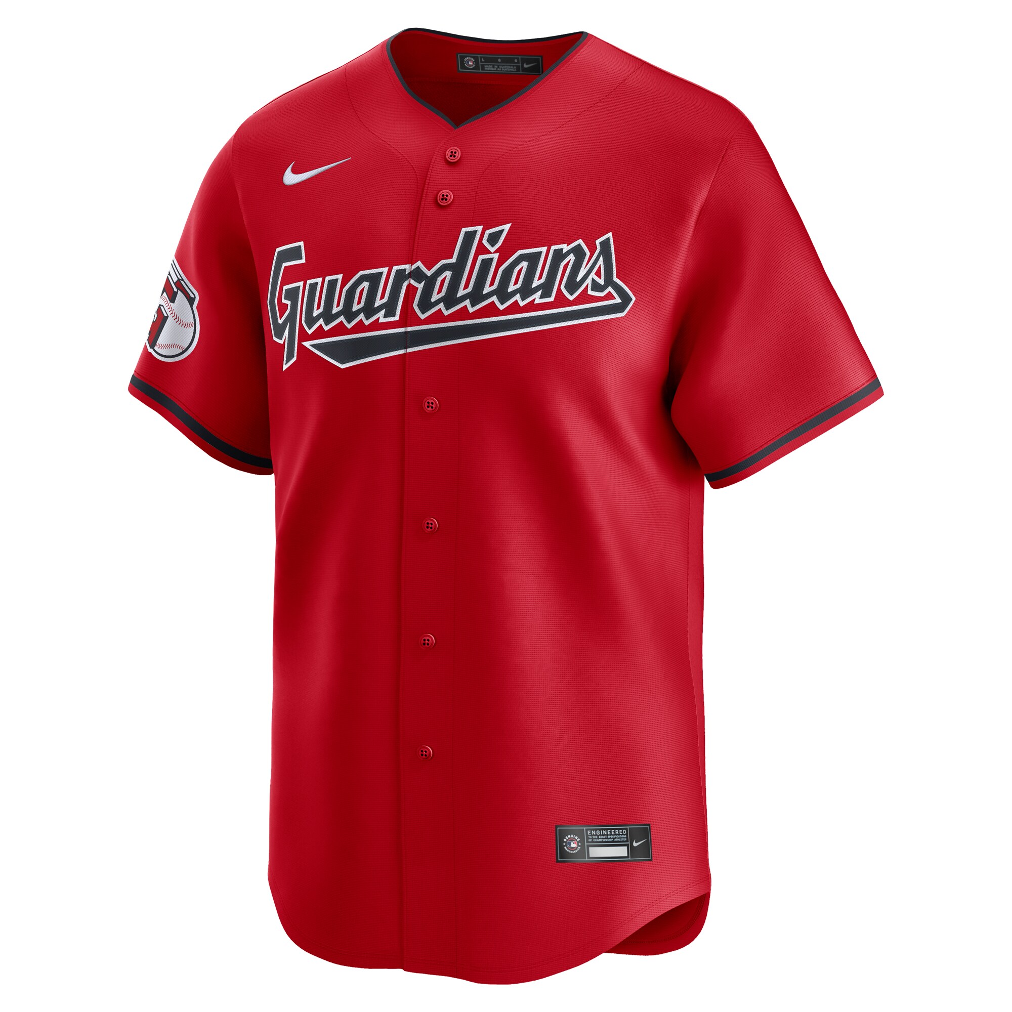 Cleveland Guardians Alternate Limited Custom Jersey\u00c2\u00a0\u00e2\u20ac\u201c Red cheap jerseys for sale - CheapJerseys.Shop