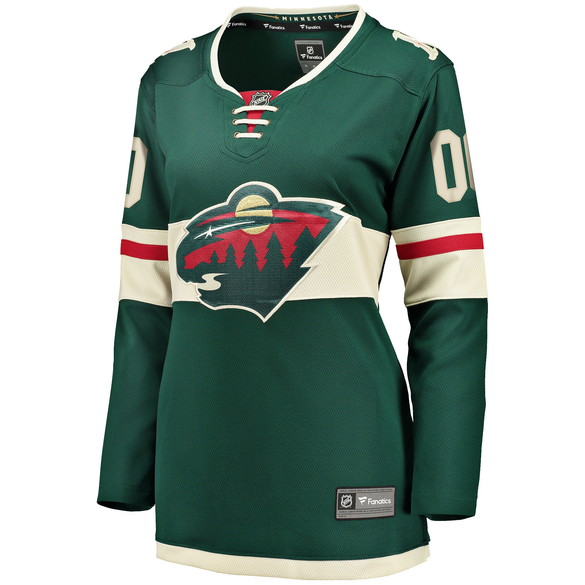 Minnesota Wild Fanatics Women's Home Breakaway Custom Jersey - Green cheap jerseys for sale - CheapJerseys.Shop