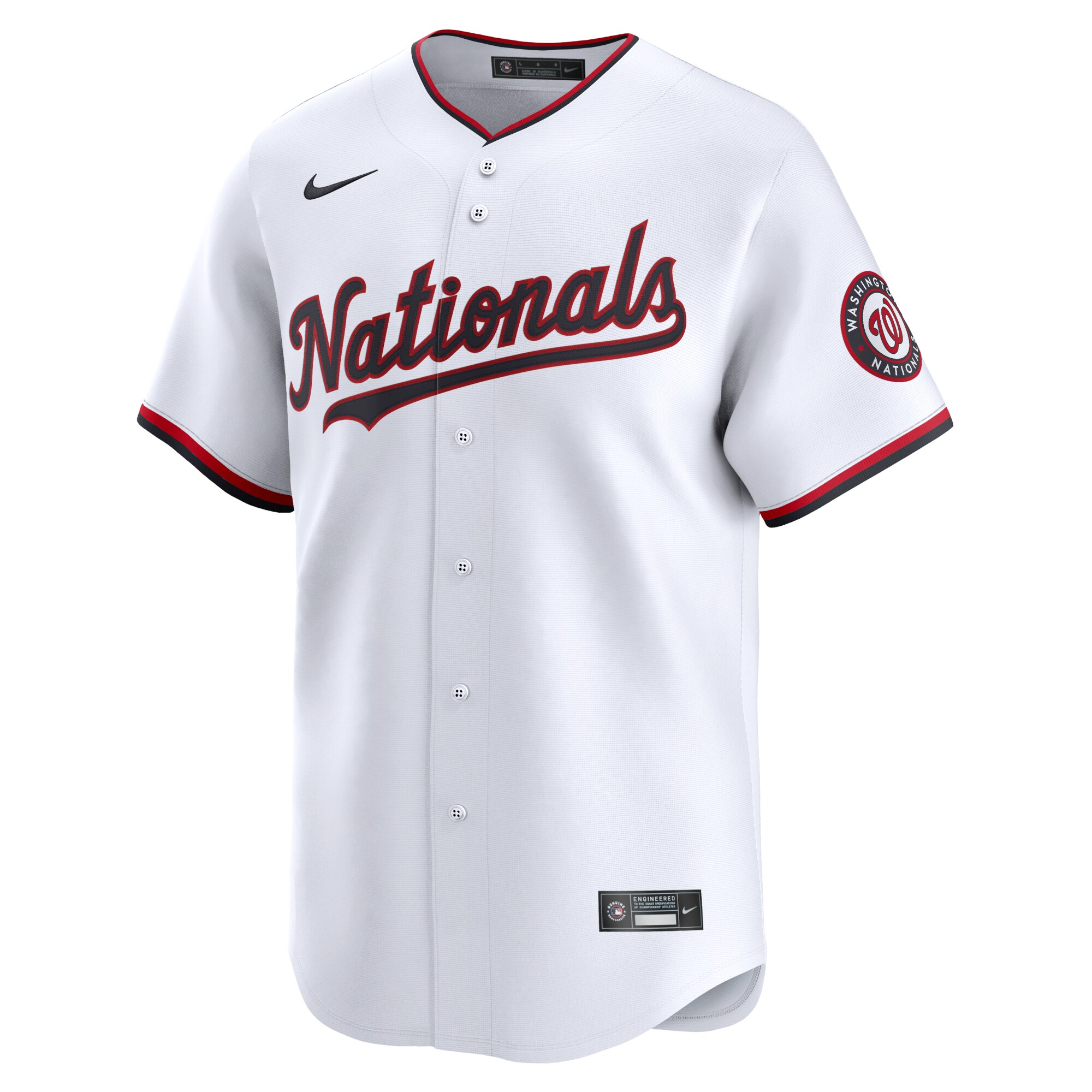 Josiah Gray Washington Nationals Home Limited Player Jersey - White cheap jerseys for sale - CheapJerseys.Shop