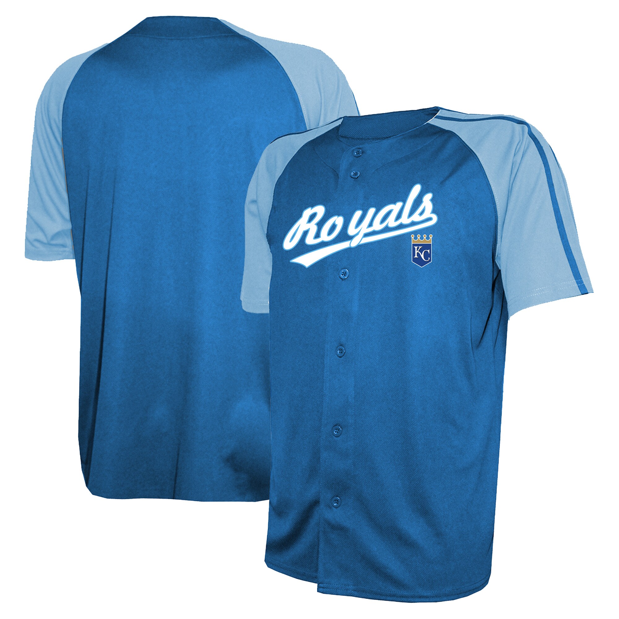 Kansas City Royals Stitches Team Raglan Jersey - Royal cheap jerseys for sale - CheapJerseys.Shop