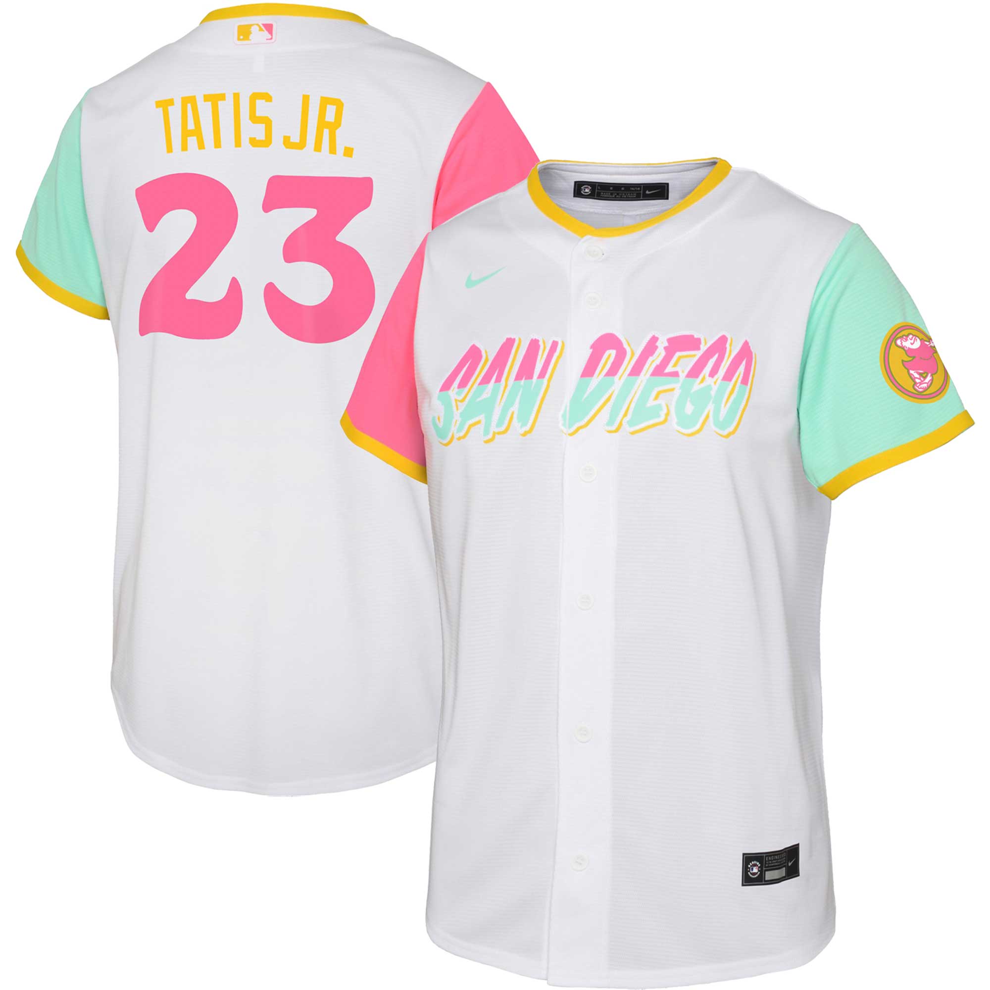 Fernando Tatis Jr. San Diego Padres Infant City Connect Player Jersey - White cheap jerseys for sale - CheapJerseys.Shop