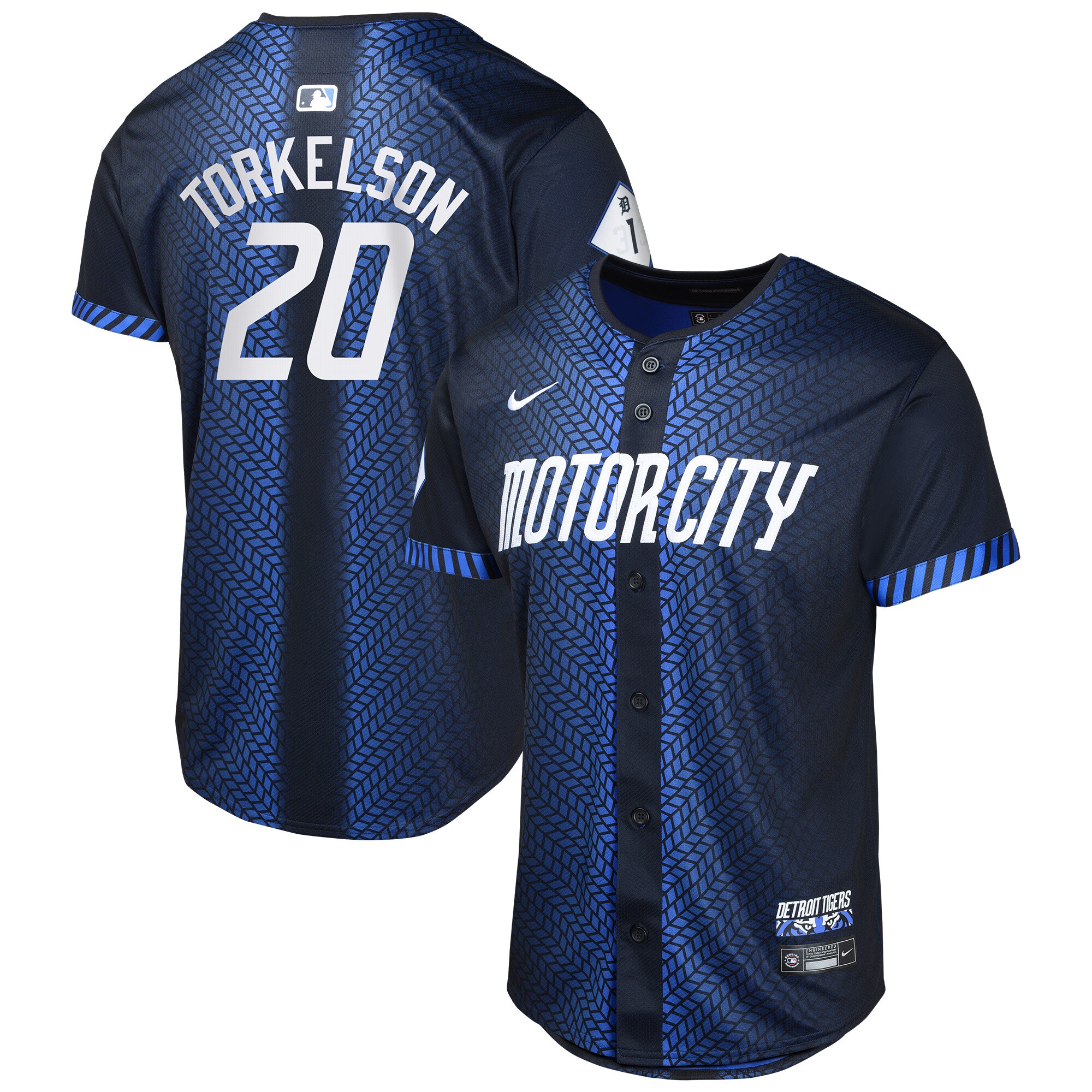 Spencer Torkelson Detroit Tigers Youth 2024 City Connect Limited Jersey - Navy cheap jerseys for sale - CheapJerseys.Shop