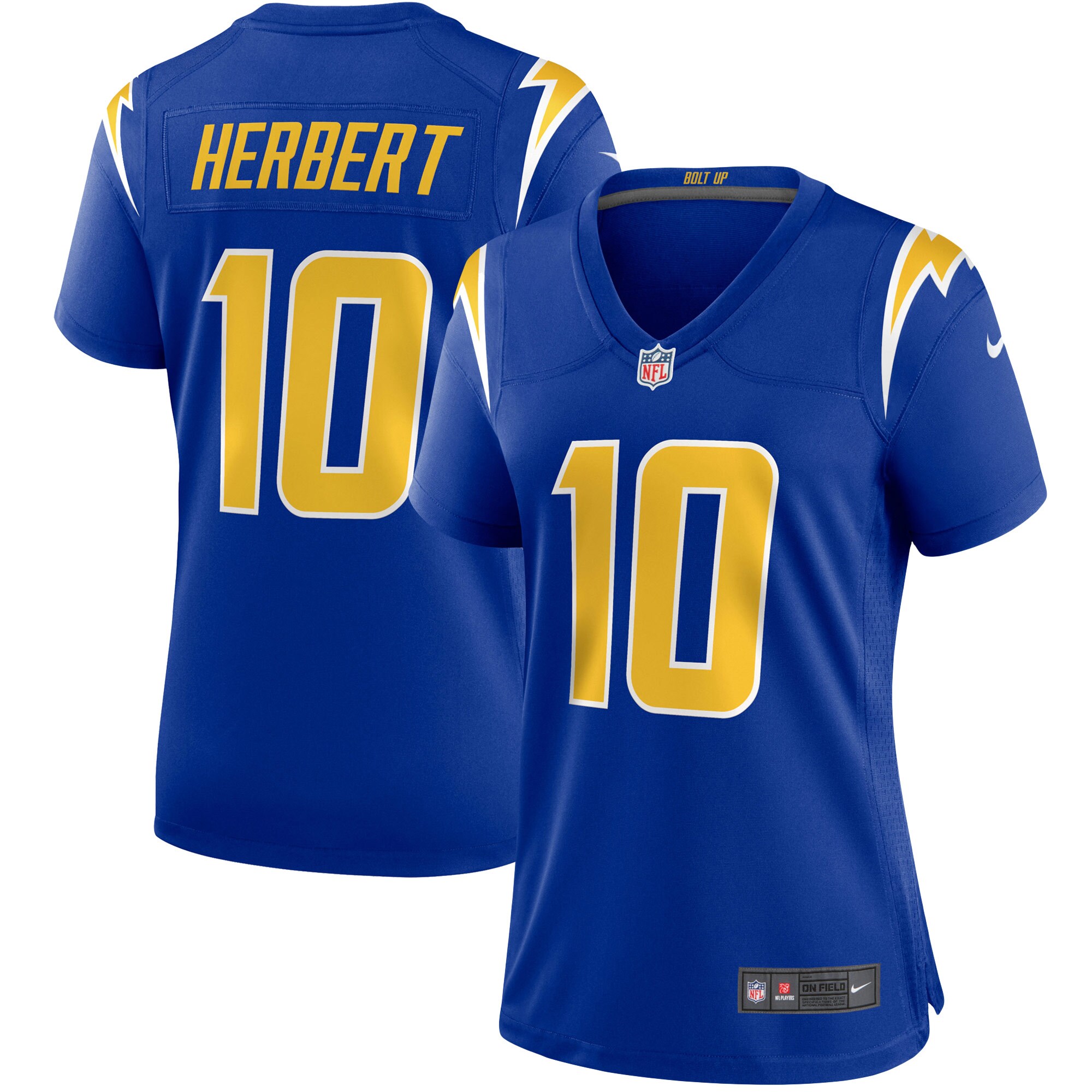 Justin Herbert Los Angeles Chargers Women's Game Jersey - Royal cheap jerseys for sale - CheapJerseys.Shop