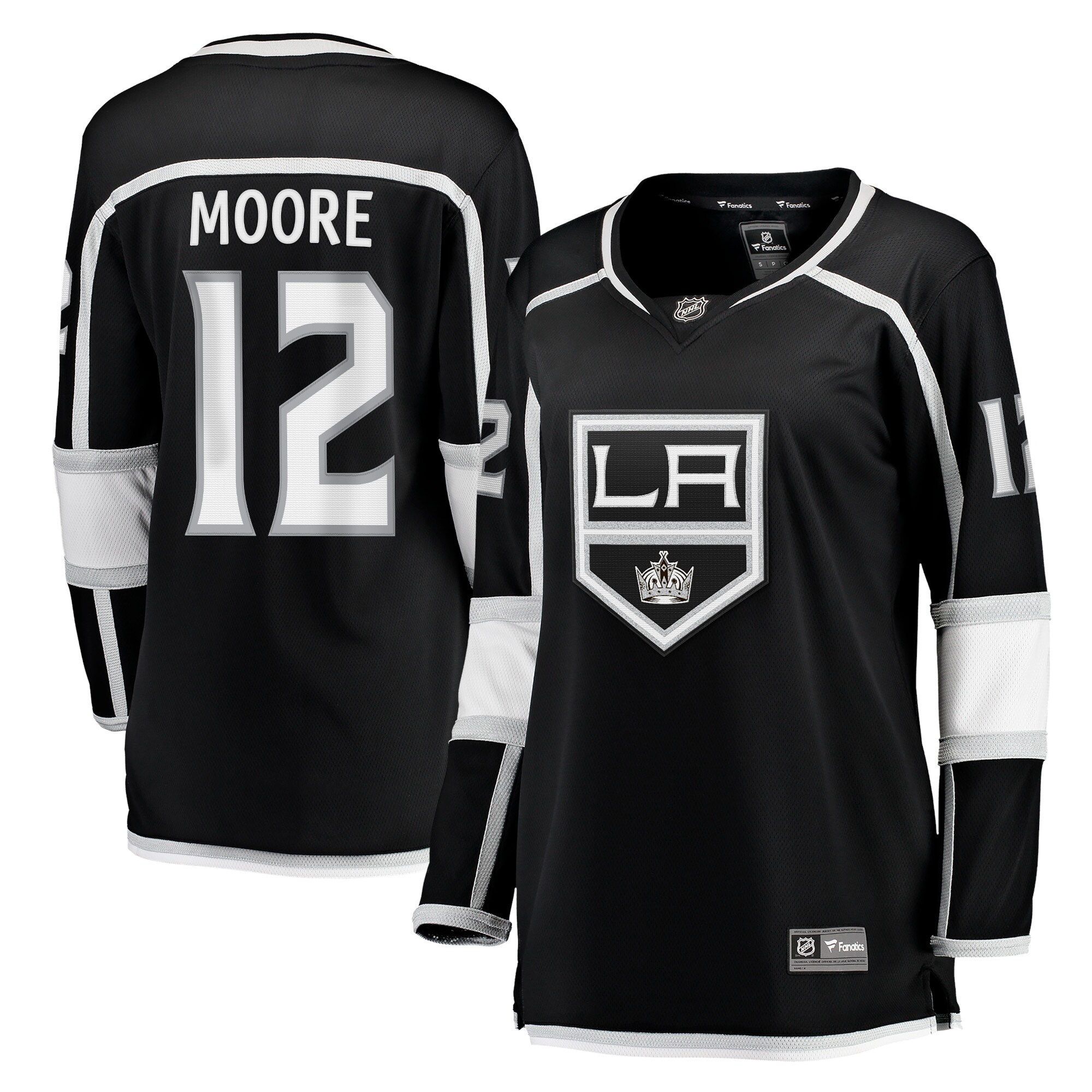 Trevor Moore Los Angeles Kings Fanatics Women's Home Breakaway Player Jersey - Black cheap jerseys for sale - CheapJerseys.Shop