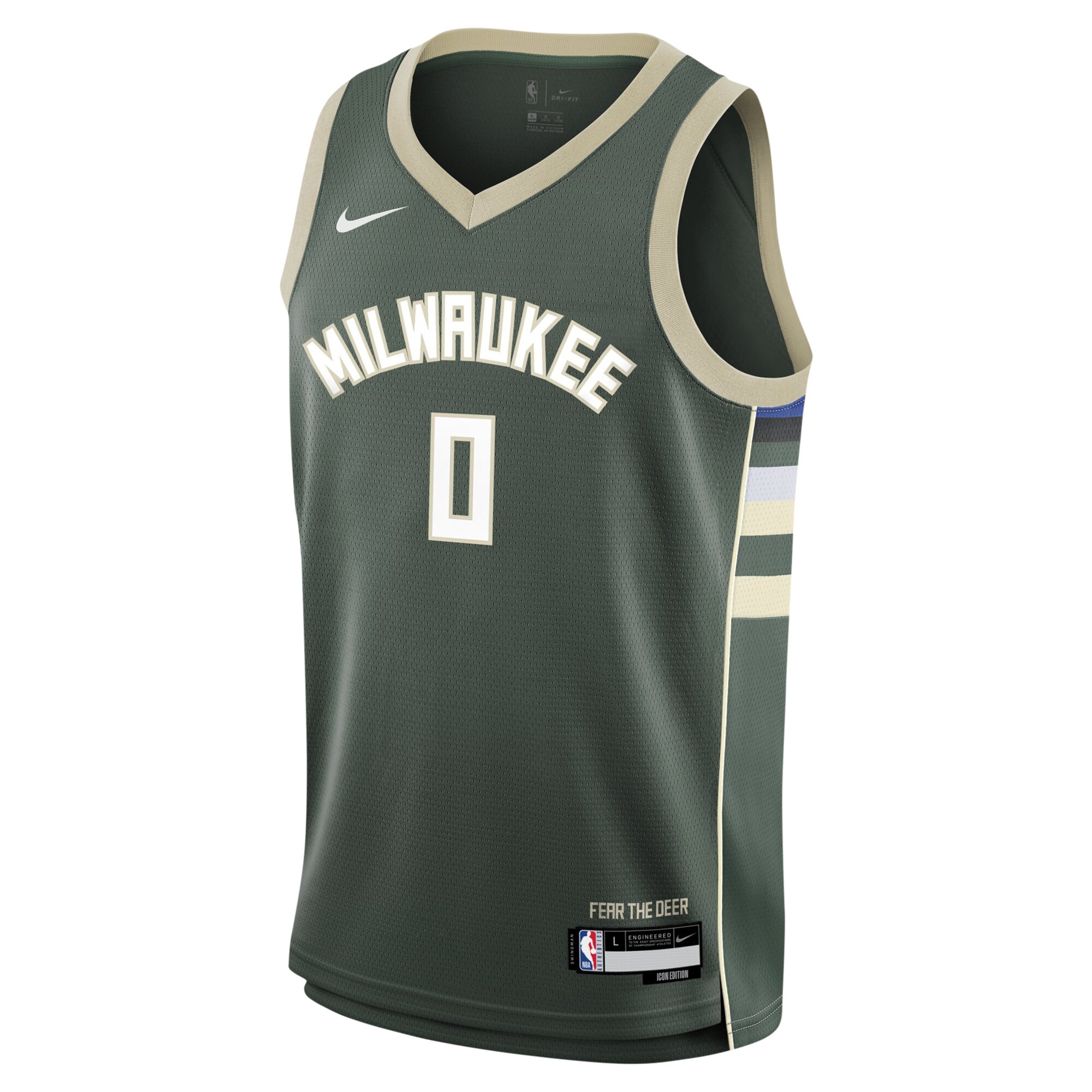 Damian Lillard Milwaukee Bucks Youth Swingman Jersey - Icon Edition - Hunter Green cheap jerseys for sale - CheapJerseys.Shop