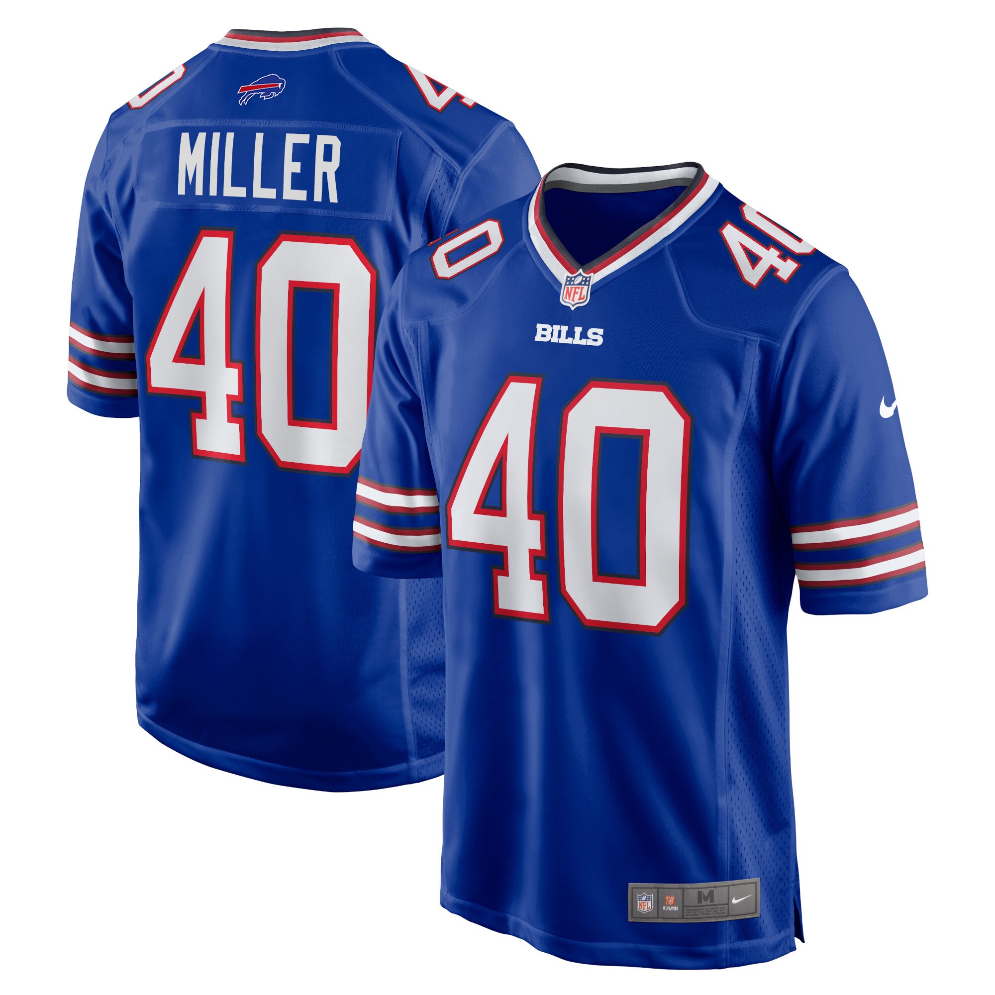 Von Miller Buffalo Bills Player Game Jersey - Royal cheap jerseys for sale - CheapJerseys.Shop