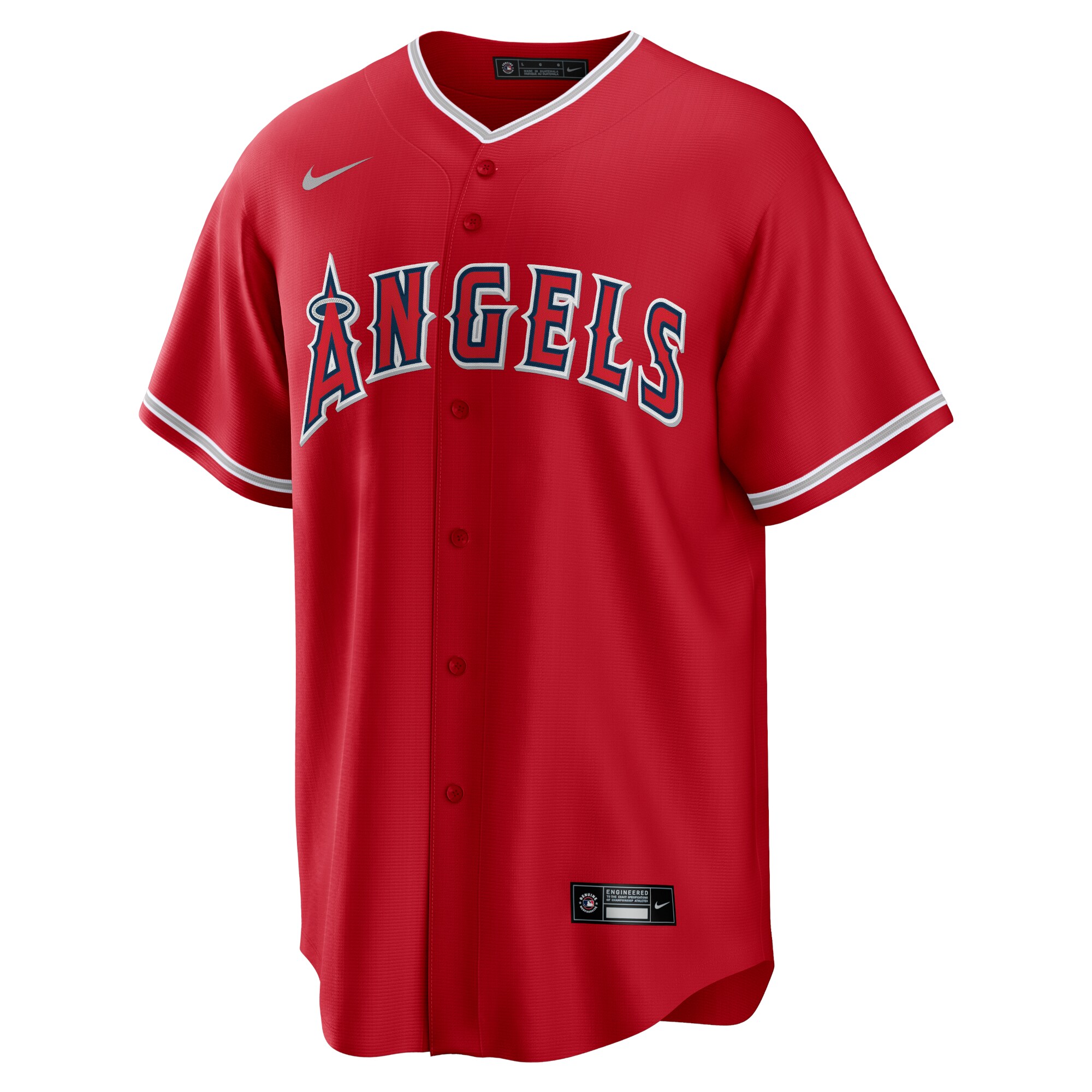 Mike Trout Los Angeles Angels Alternate Replica Player Name Jersey - Red cheap jerseys for sale - CheapJerseys.Shop