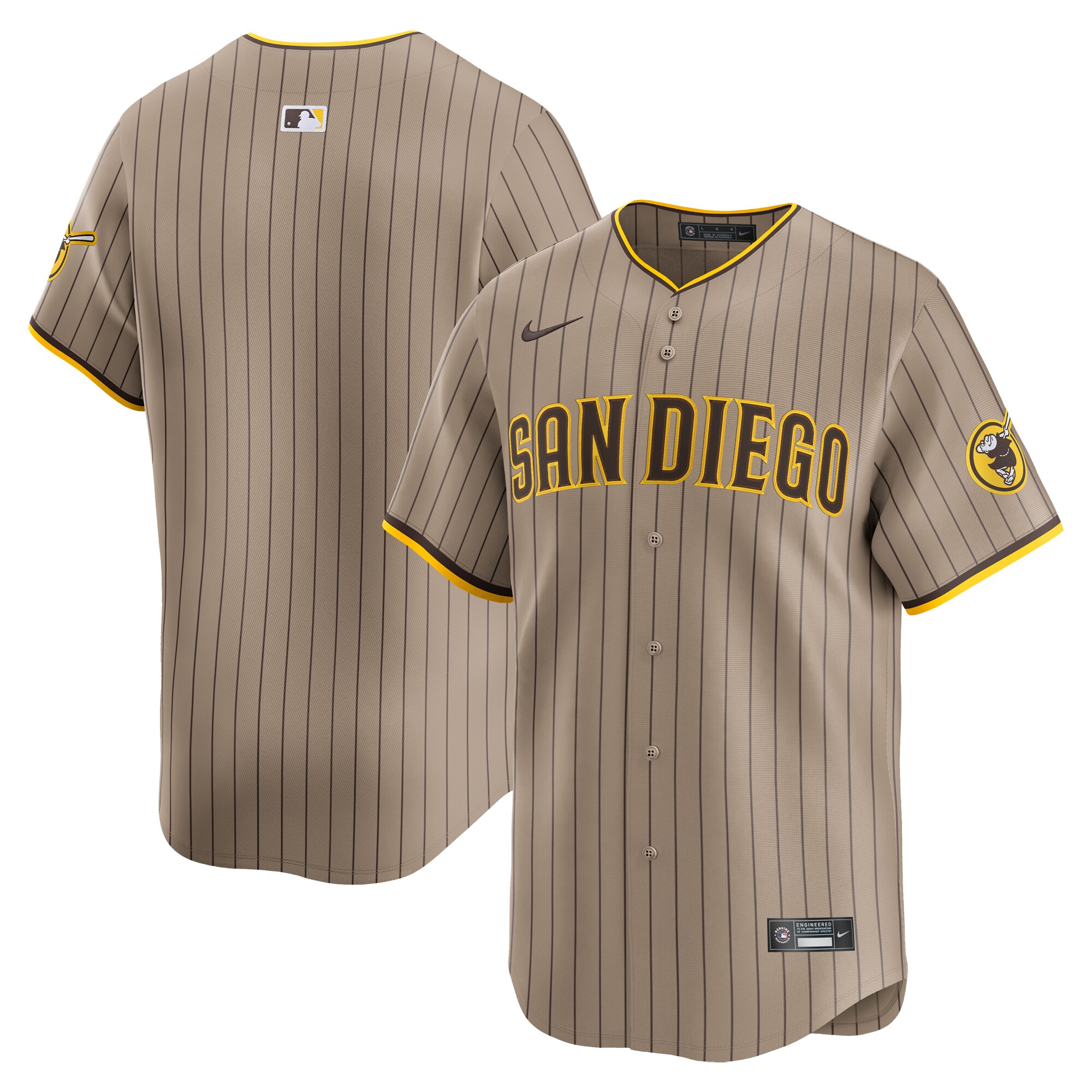 San Diego Padres Alternate Limited Jersey\u00c2\u00a0\u00e2\u20ac\u201c Khaki cheap jerseys for sale - CheapJerseys.Shop