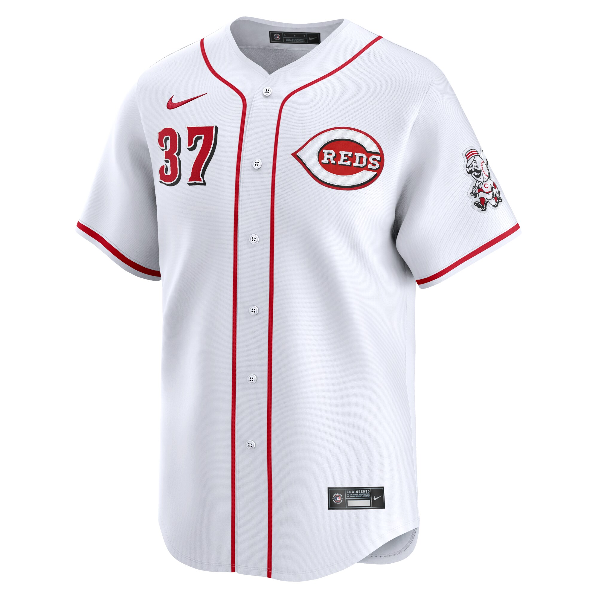 Tyler Stephenson Cincinnati Reds Home Limited Player Jersey - White cheap jerseys for sale - CheapJerseys.Shop