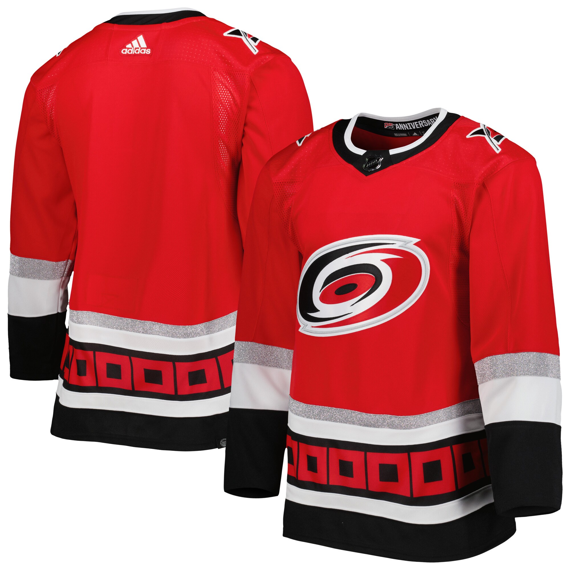 Carolina Hurricanes 2022-23 25th Anniversary Primegreen Authentic Jersey - Red cheap jerseys for sale - CheapJerseys.Shop