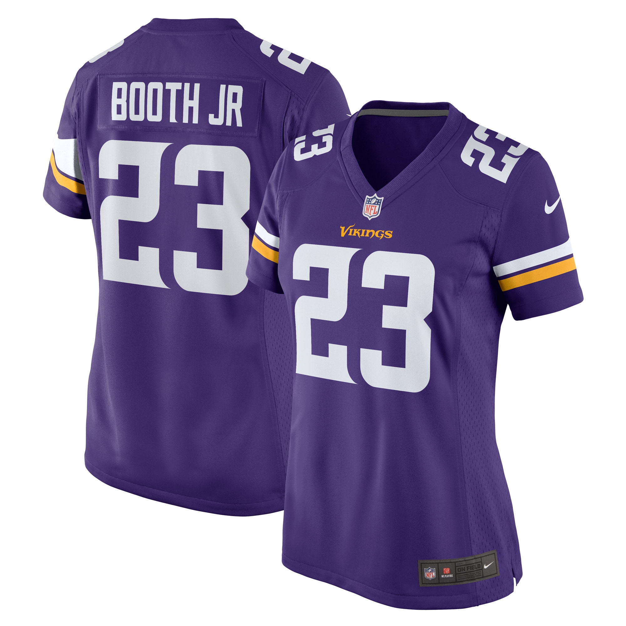 Andrew Booth Jr. Minnesota Vikings Women's Player Game Jersey - Purple cheap jerseys for sale - CheapJerseys.Shop