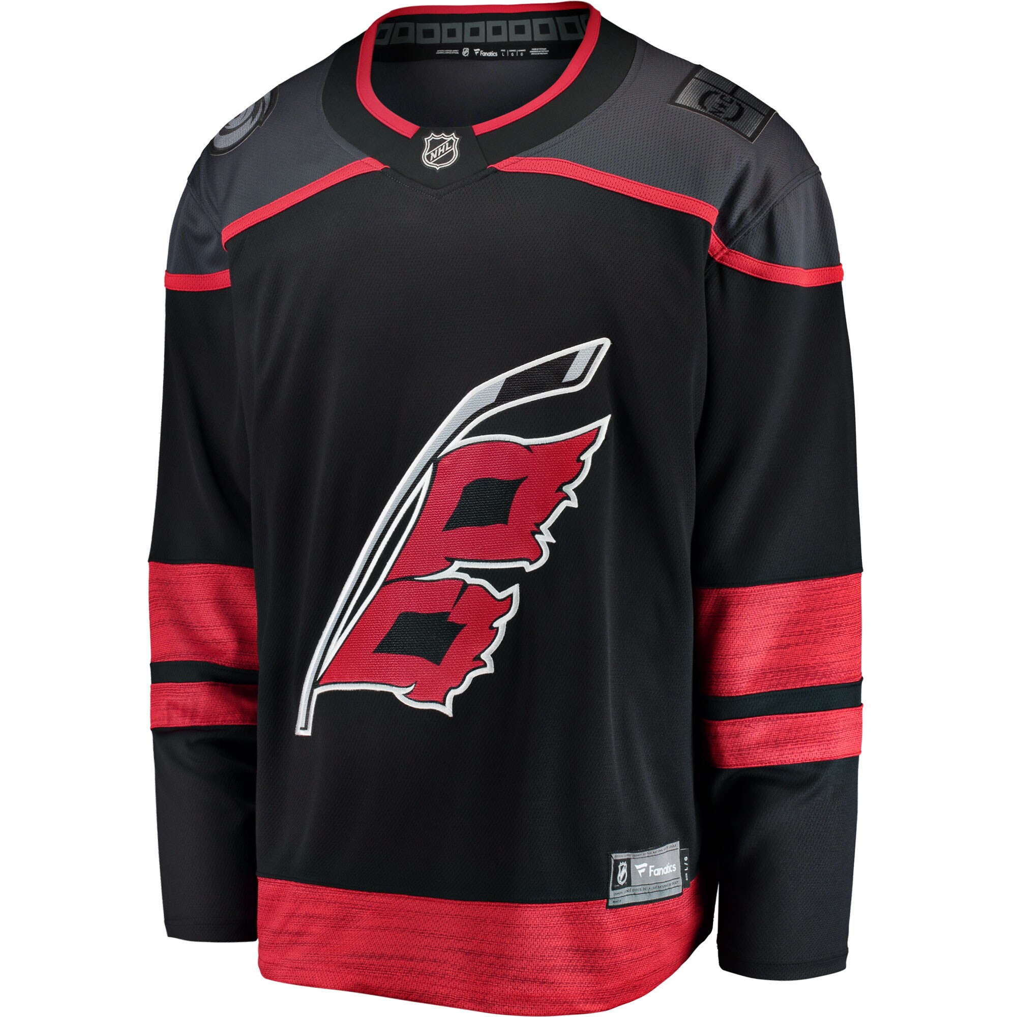 Carolina Hurricanes Fanatics Home Breakaway Jersey - Black cheap jerseys for sale - CheapJerseys.Shop
