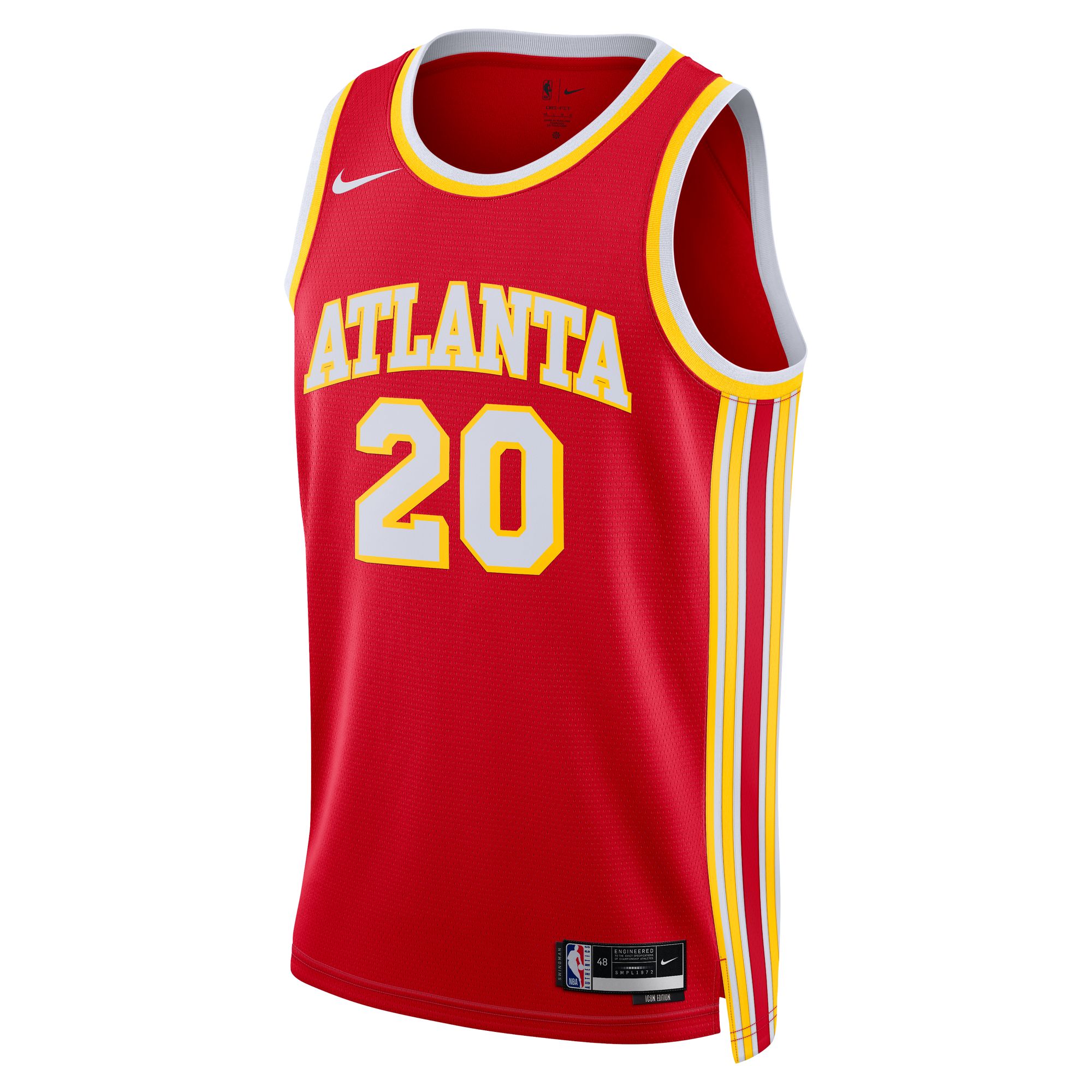 John Collins Atlanta Hawks Unisex Swingman Jersey - Icon Edition - Red cheap jerseys for sale - CheapJerseys.Shop