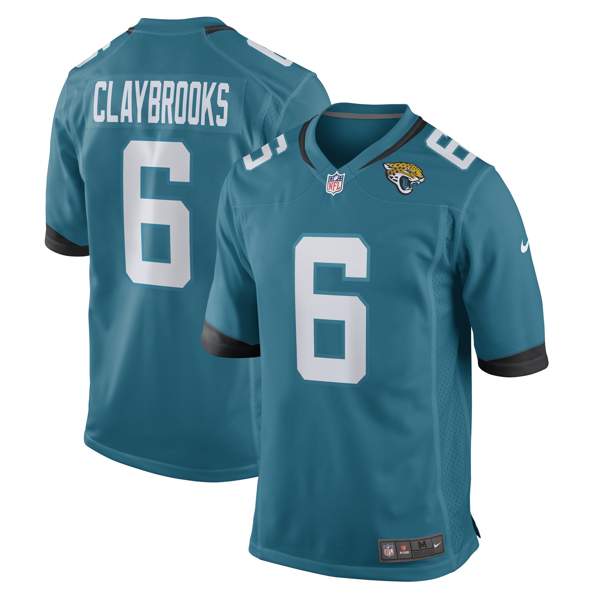 Chris Claybrooks Jacksonville Jaguars Game Player Jersey - Teal cheap jerseys for sale - CheapJerseys.Shop