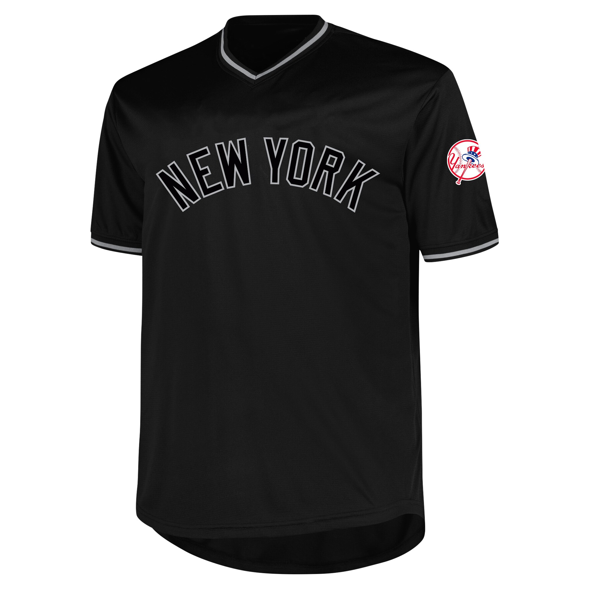 New York Yankees Profile Big & Tall Pop Fashion Jersey - Black cheap jerseys for sale - CheapJerseys.Shop