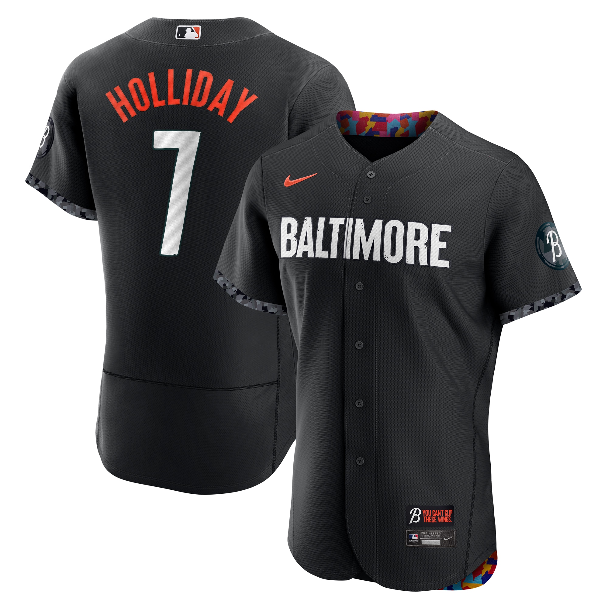 Jackson Holliday Baltimore Orioles City Connect Authentic Player Jersey - Black cheap jerseys for sale - CheapJerseys.Shop