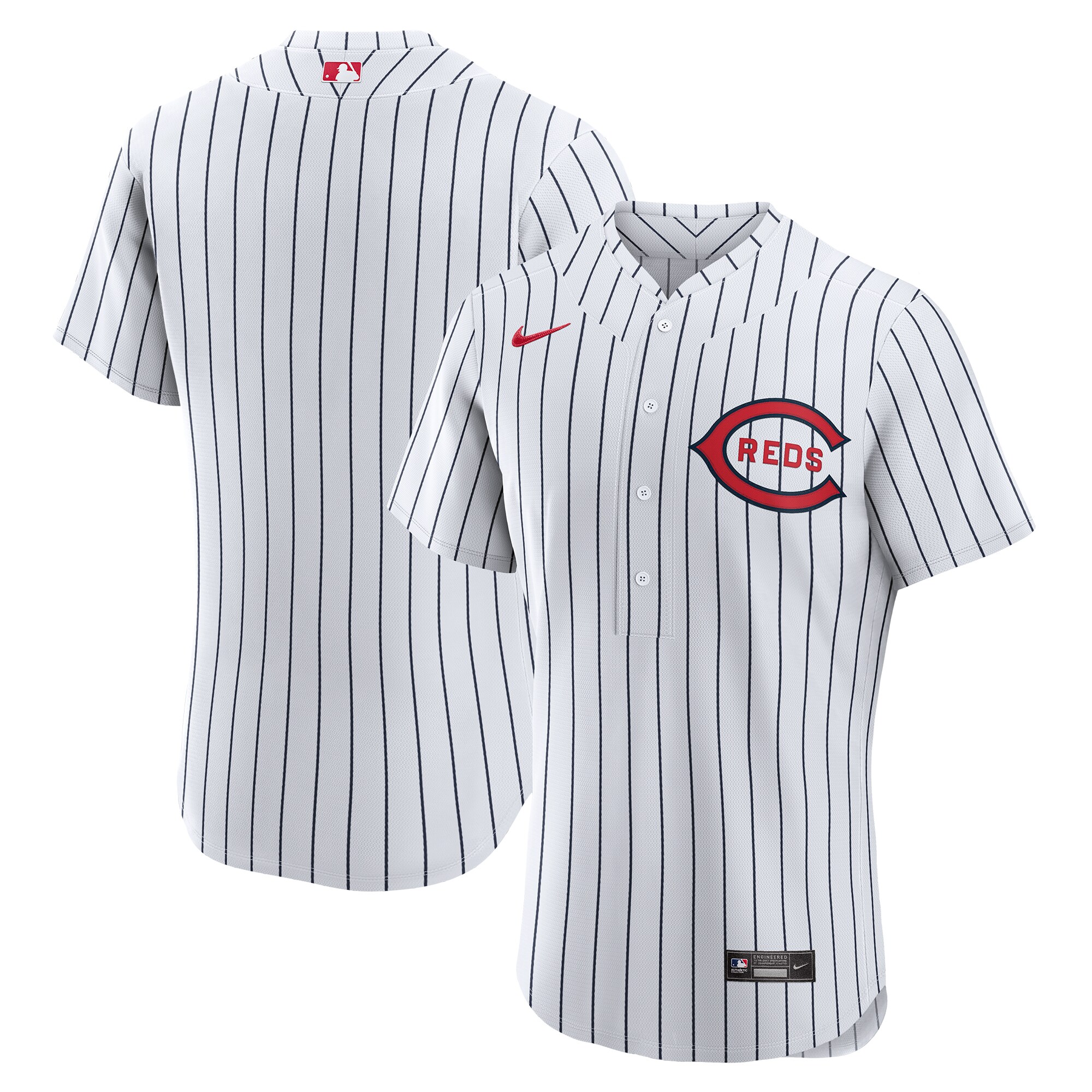 Cincinnati Reds 2022 at Field of Dreams Game Authentic Team Jersey - White cheap jerseys for sale - CheapJerseys.Shop