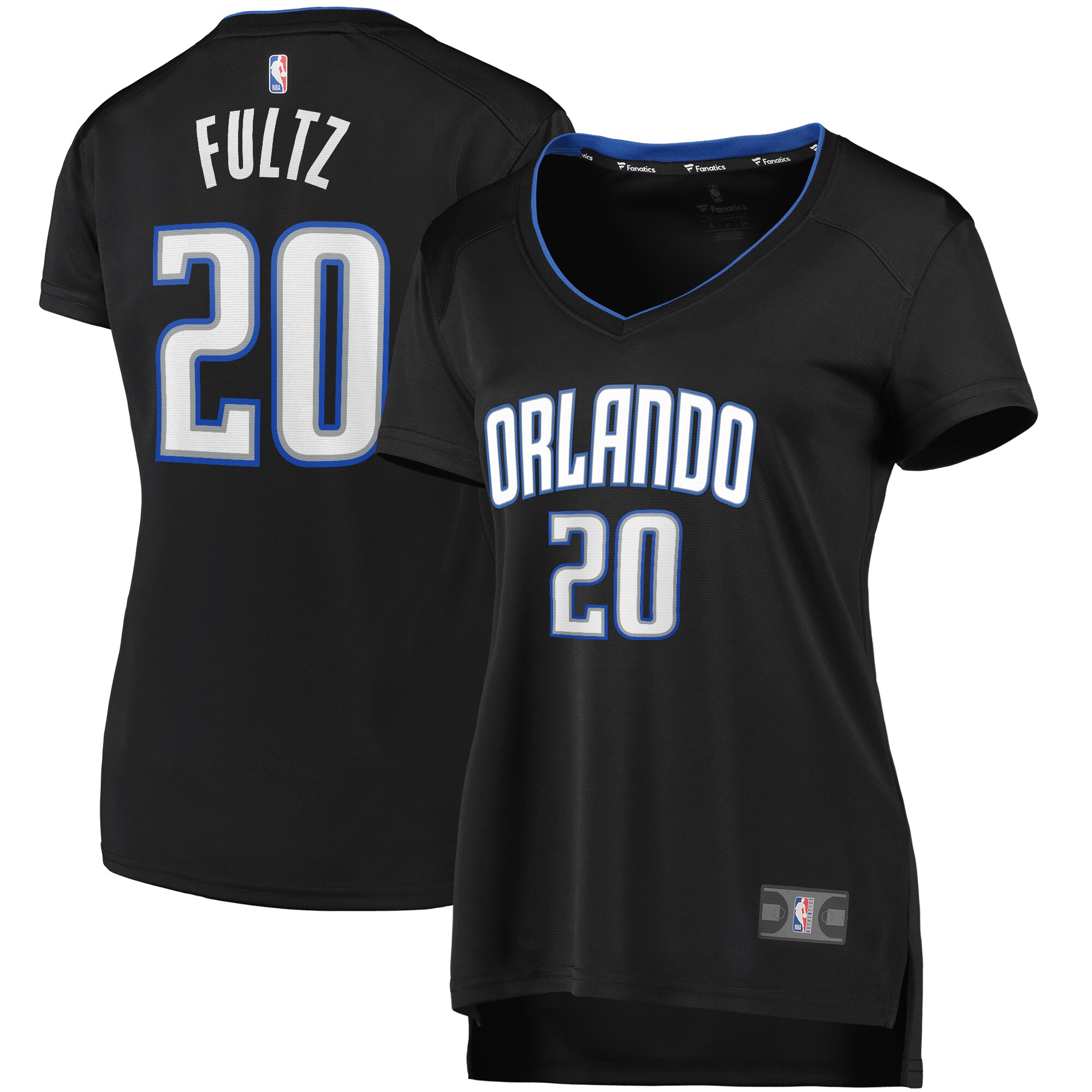Markelle Fultz Orlando Magic Fanatics Women's Fast Break Replica Player Jersey Black - Icon Edition cheap jerseys for sale - CheapJerseys.Shop