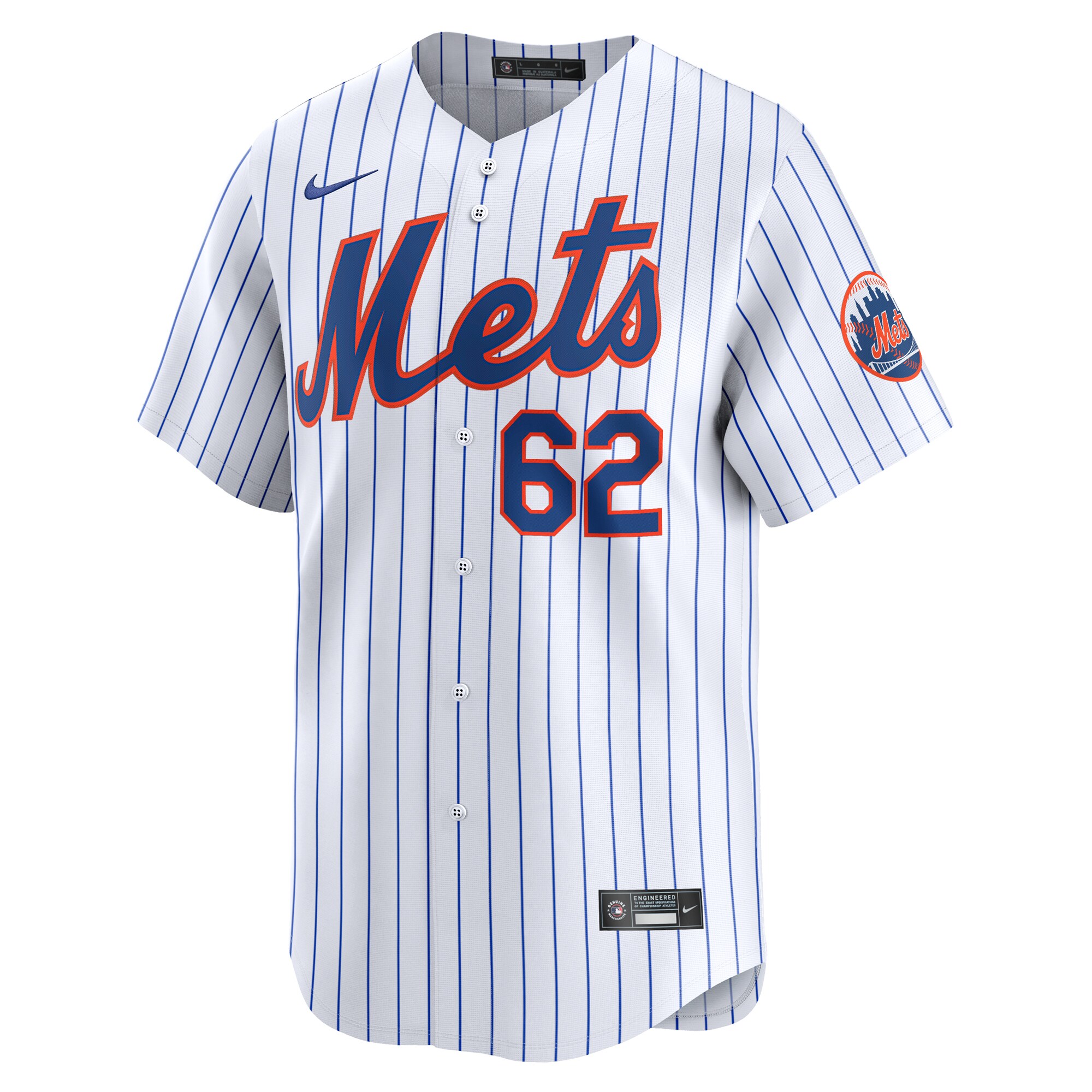 Jose Quintana New York Mets Home Limited Player Jersey - White cheap jerseys for sale - CheapJerseys.Shop