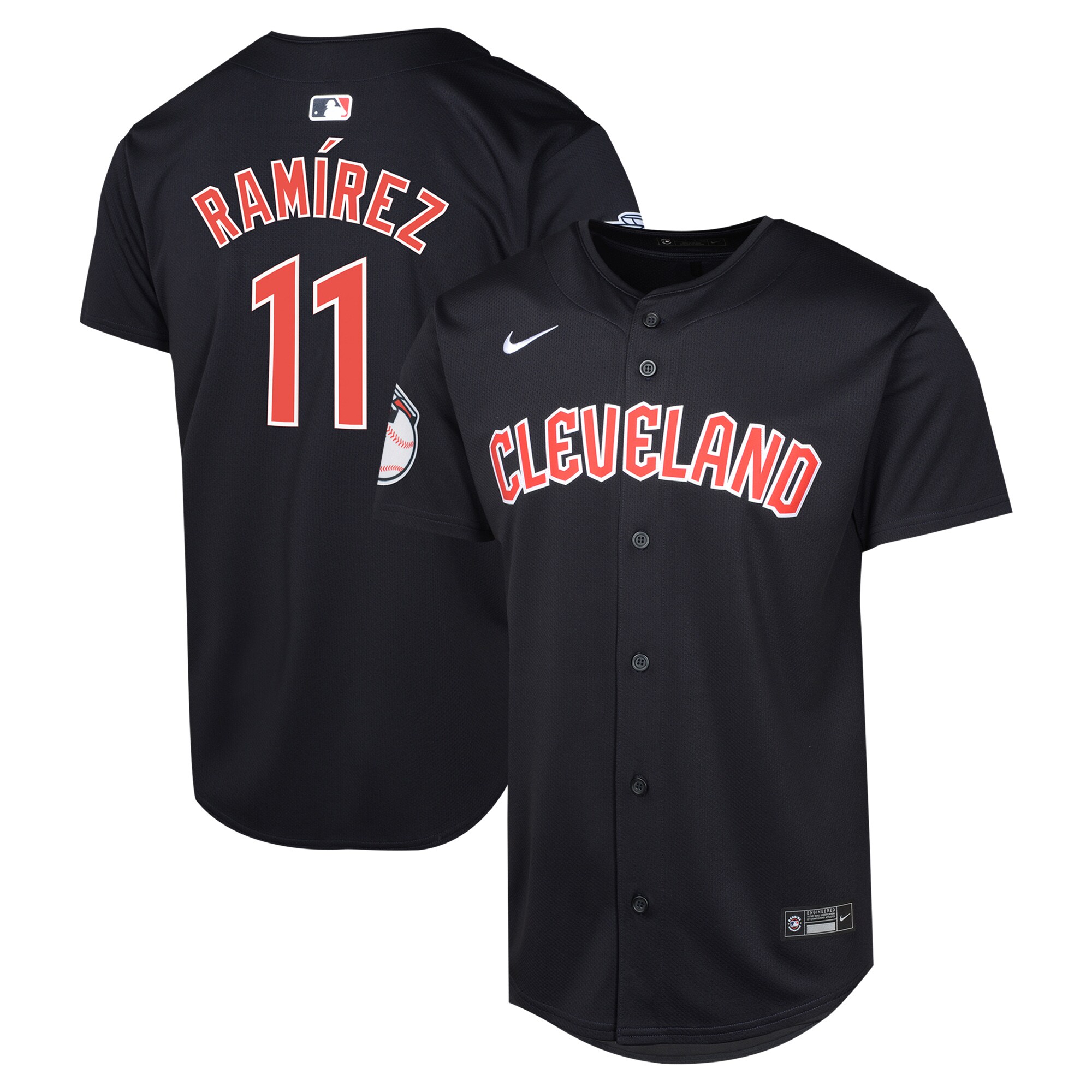 Jos\u00c3\u00a9 Ram\u00c3\u00adrez Cleveland Guardians Youth Alternate Limited Player Jersey\u00c2\u00a0\u00e2\u20ac\u201c Blue cheap jerseys for sale - CheapJerseys.Shop