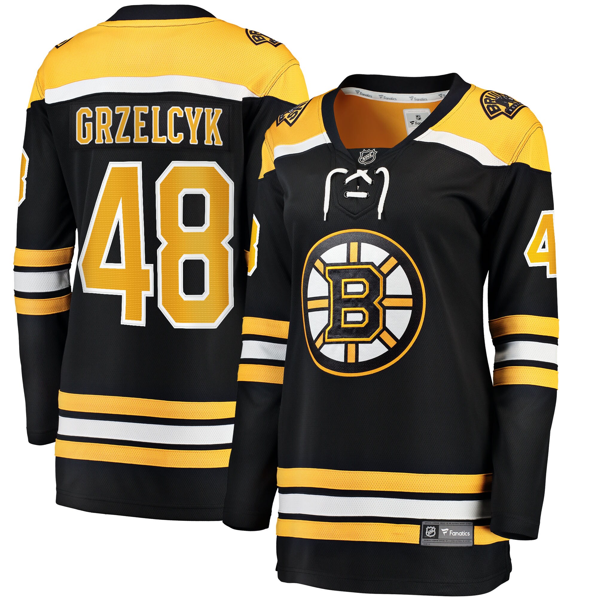 Matt Grzelcyk Boston Bruins Fanatics Women's Home Breakaway Player Jersey - Black cheap jerseys for sale - CheapJerseys.Shop