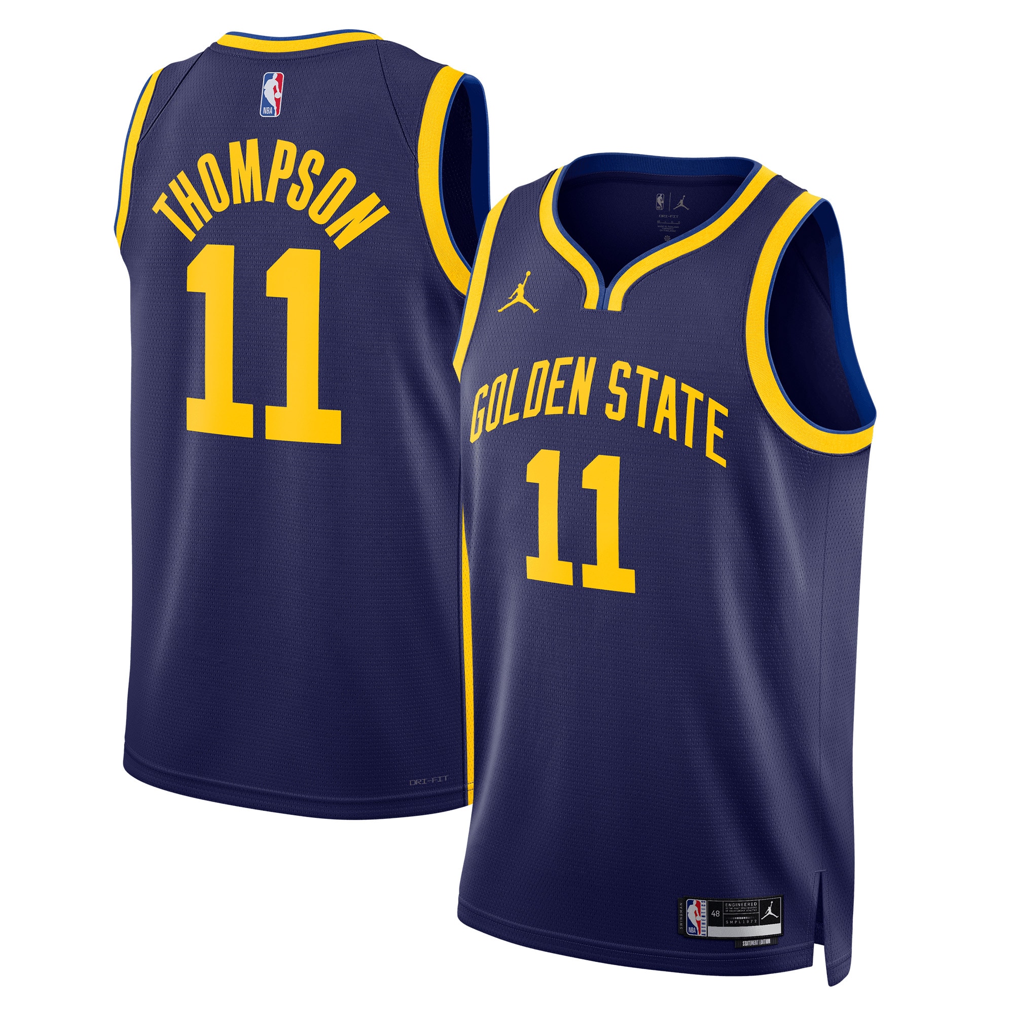 Klay Thompson Golden State Warriors Jordan Brand Unisex Swingman Jersey - Statement Edition - Navy cheap jerseys for sale - CheapJerseys.Shop