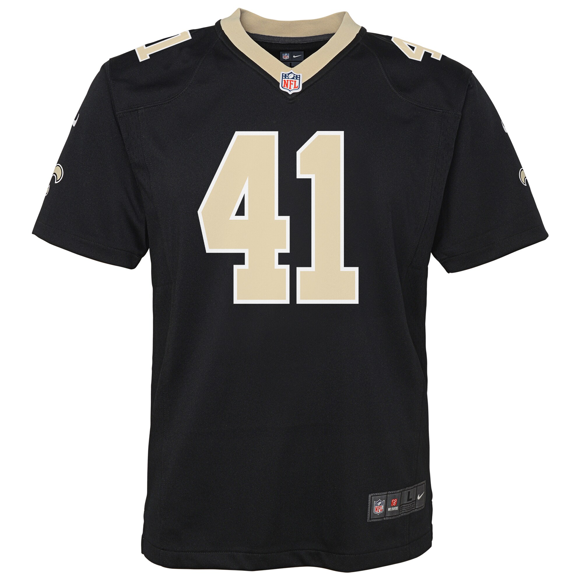 Alvin Kamara New Orleans Saints Youth Game Jersey - Black cheap jerseys for sale - CheapJerseys.Shop