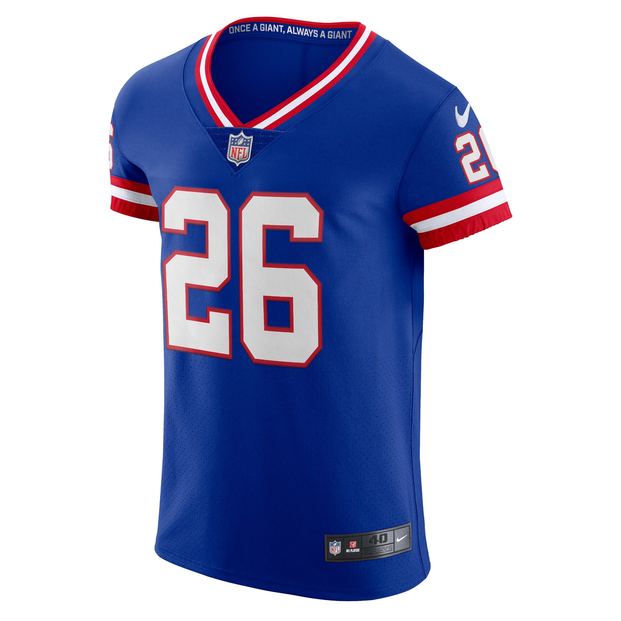 Saquon Barkley New York Giants Classic Vapor Elite Player Jersey - Royal cheap jerseys for sale - CheapJerseys.Shop