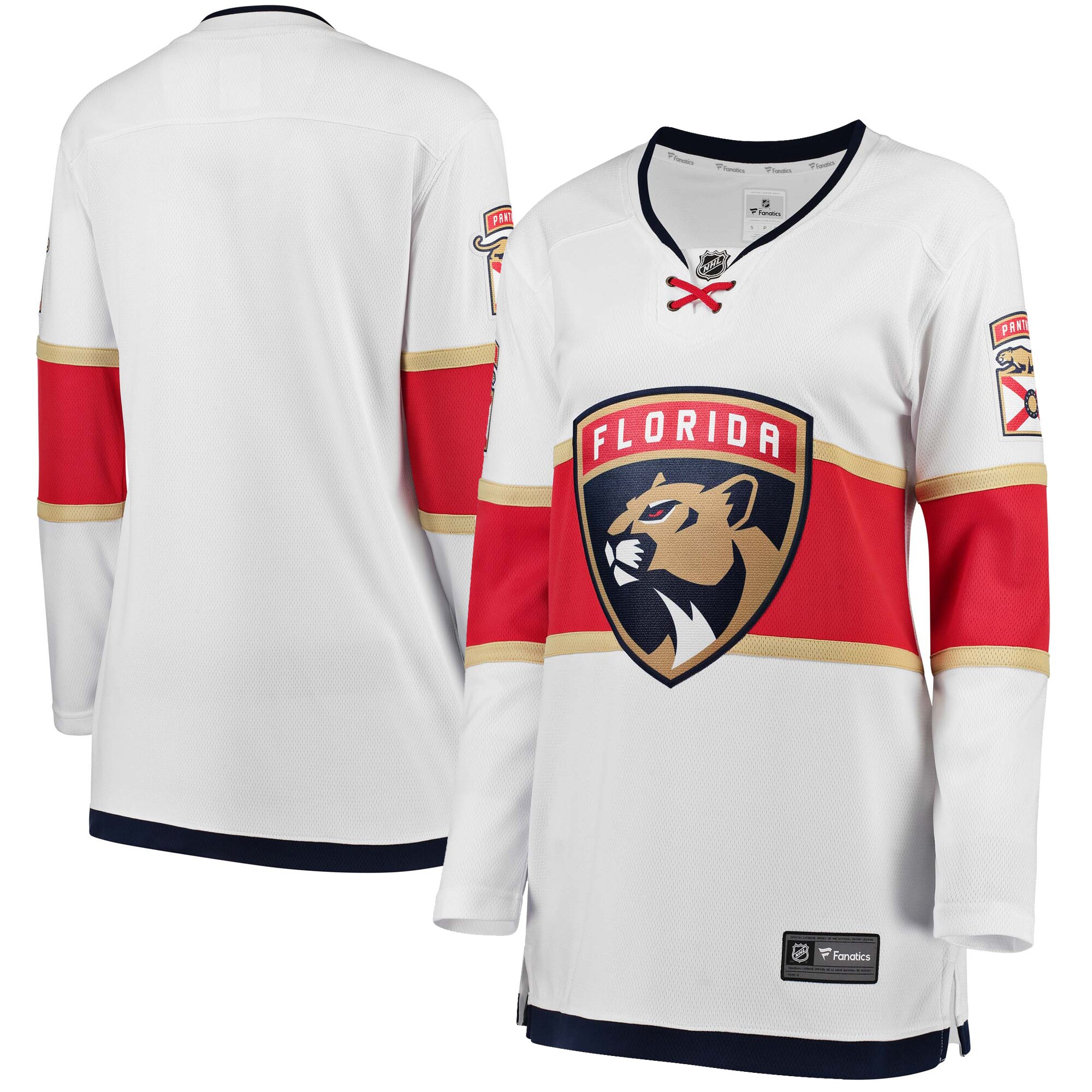 Florida Panthers Fanatics Women's Away Breakaway Jersey - White cheap jerseys for sale - CheapJerseys.Shop