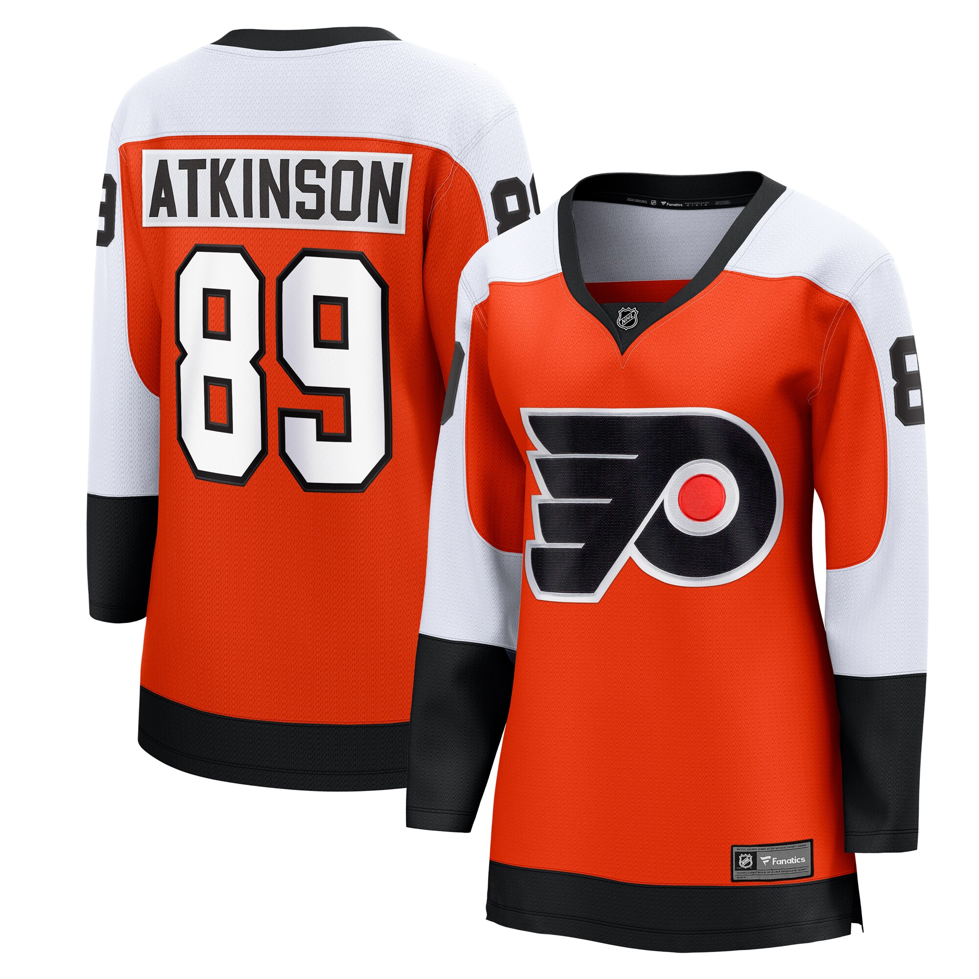 Cam Atkinson Philadelphia Flyers Fanatics Women's Home Breakaway Player Jersey - Orange cheap jerseys for sale - CheapJerseys.Shop