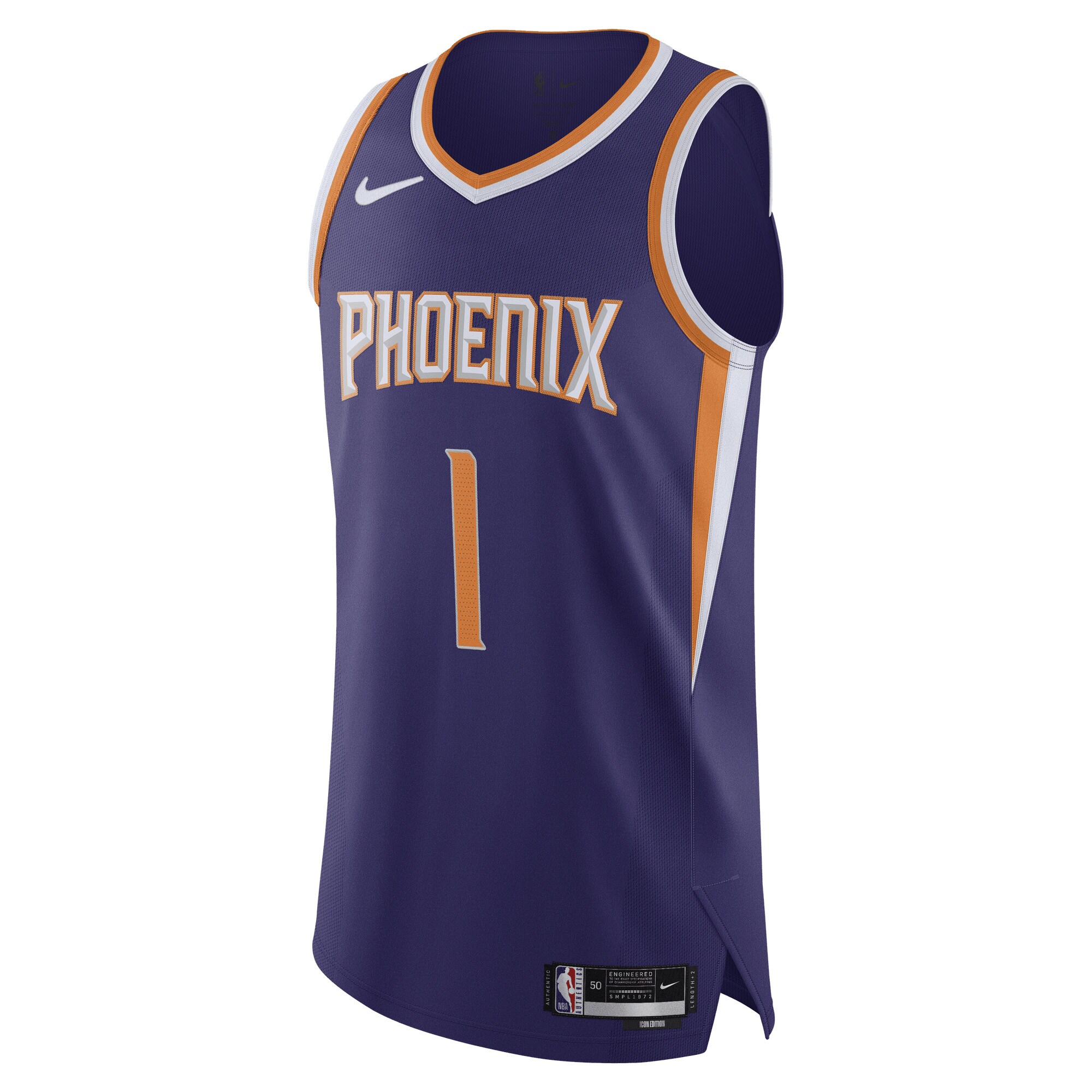 Devin Booker Phoenix Suns Authentic Jersey - Icon Edition - Purple cheap jerseys for sale - CheapJerseys.Shop
