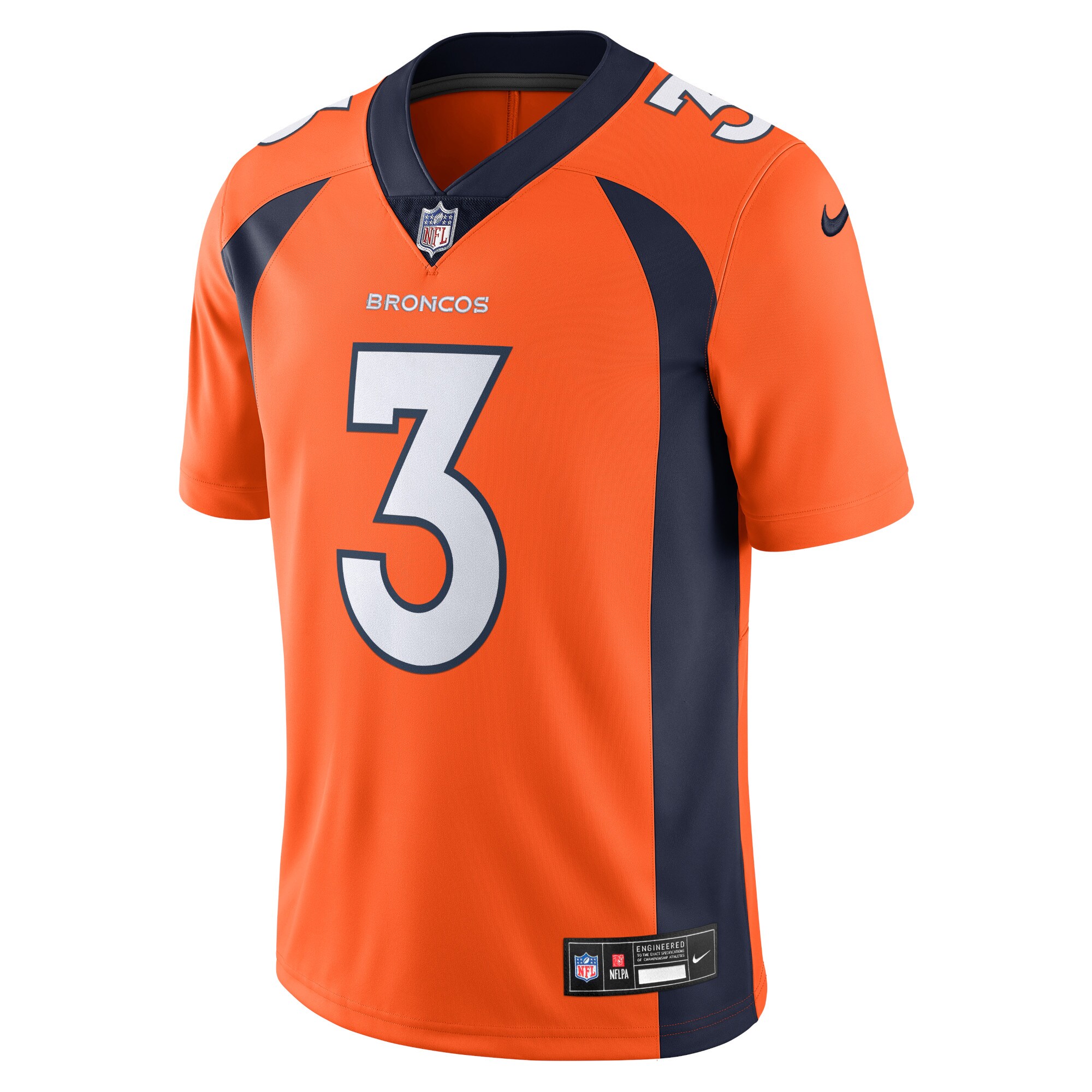 Russell Wilson Denver Broncos Vapor Untouchable Limited Jersey - Orange cheap jerseys for sale - CheapJerseys.Shop
