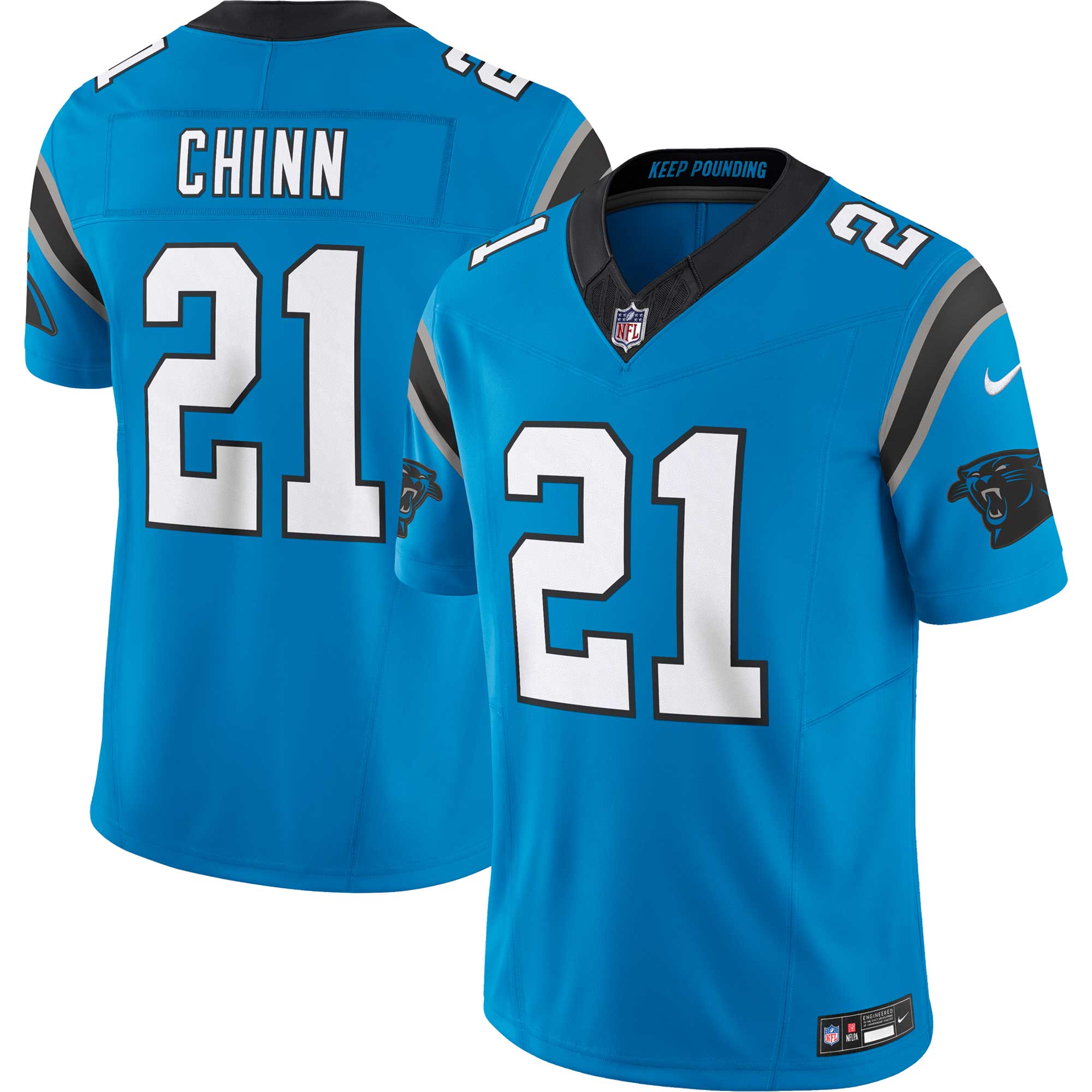 Jeremy Chinn Carolina Panthers Vapor F.U.S.E. Limited Jersey - Blue cheap jerseys for sale - CheapJerseys.Shop