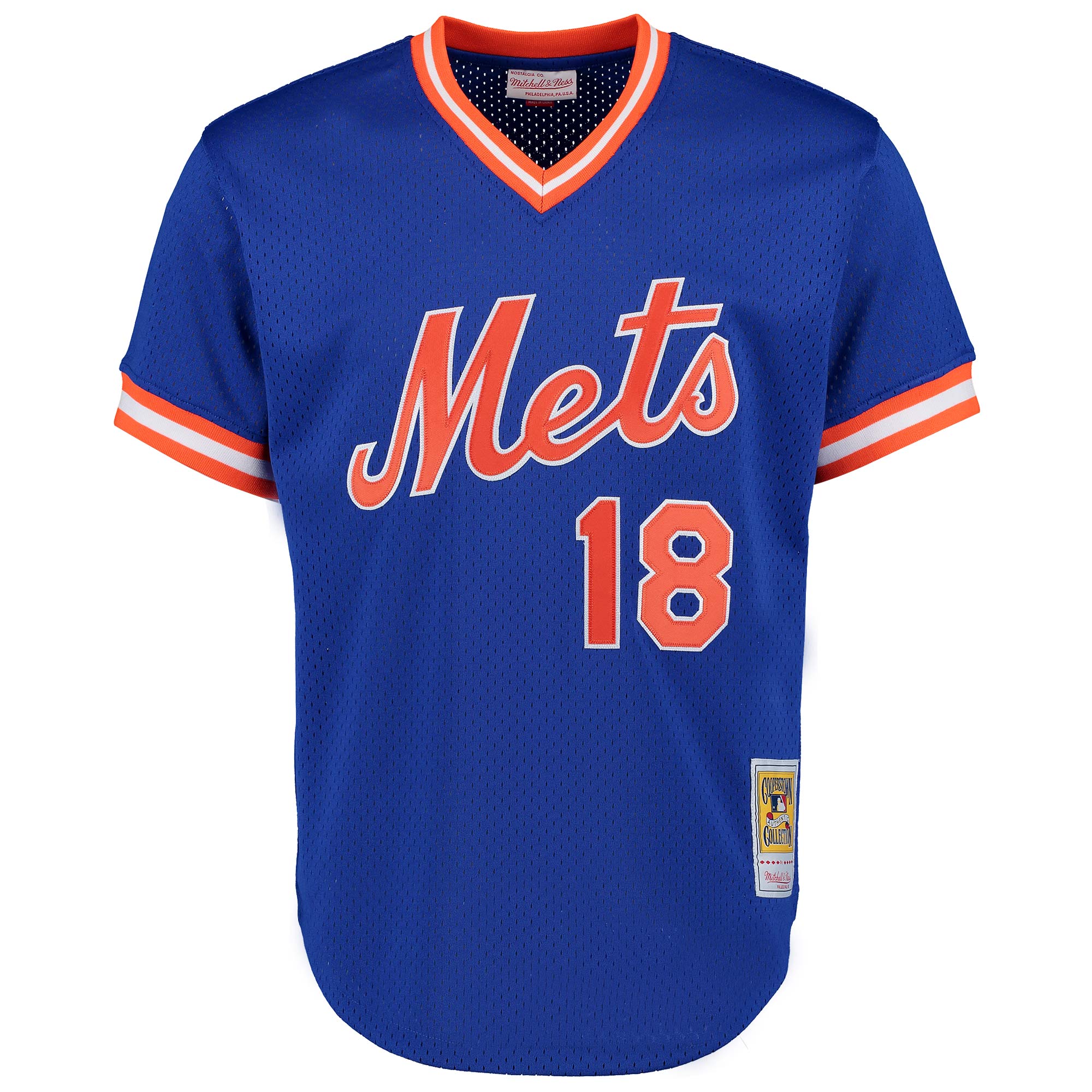 Darryl Strawberry New York Mets Mitchell & Ness Cooperstown Mesh Batting Practice Jersey - Royal cheap jerseys for sale - CheapJerseys.Shop