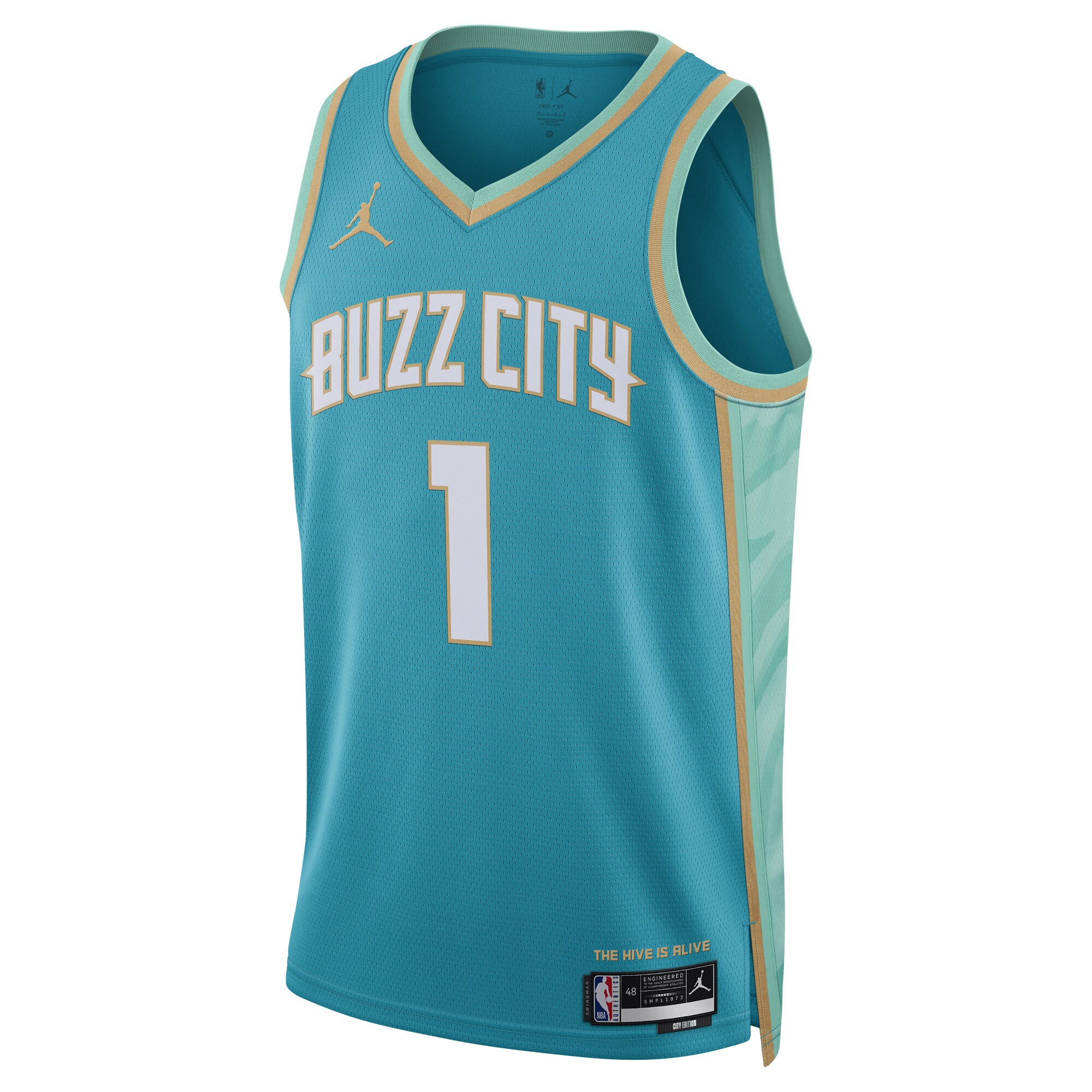 LaMelo Ball Charlotte Hornets Jordan Brand Unisex 2023\/24 Swingman Jersey - Teal - City Edition cheap jerseys for sale - CheapJerseys.Shop
