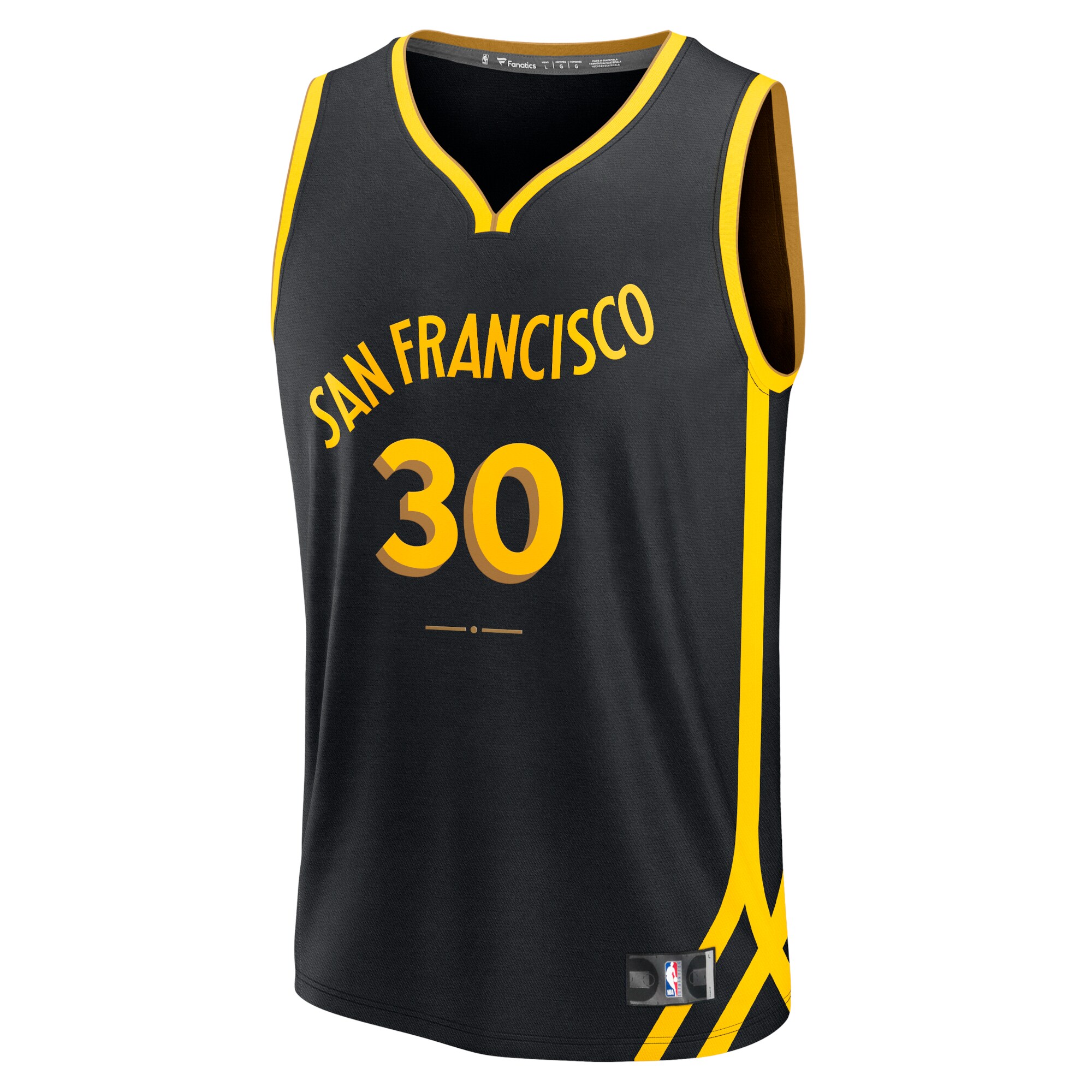 Stephen Curry Golden State Warriors Fanatics Fast Break Jersey - Black - City Edition cheap jerseys for sale - CheapJerseys.Shop