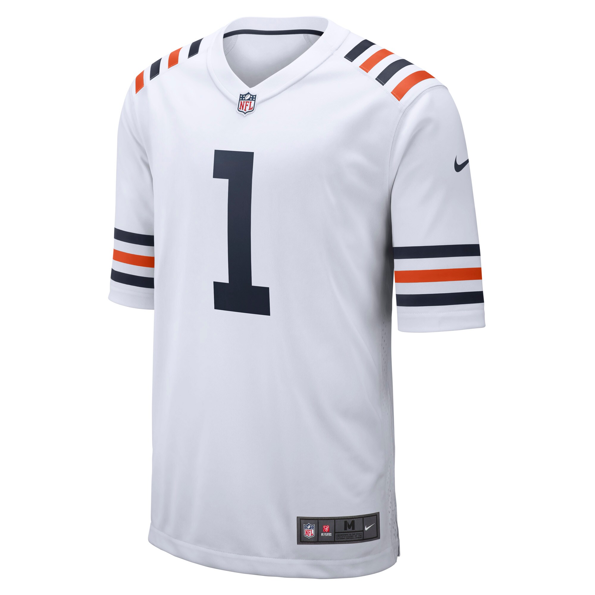 Justin Fields Chicago Bears 2021 Draft First Round Pick Alternate Classic Game Jersey - White cheap jerseys for sale - CheapJerseys.Shop