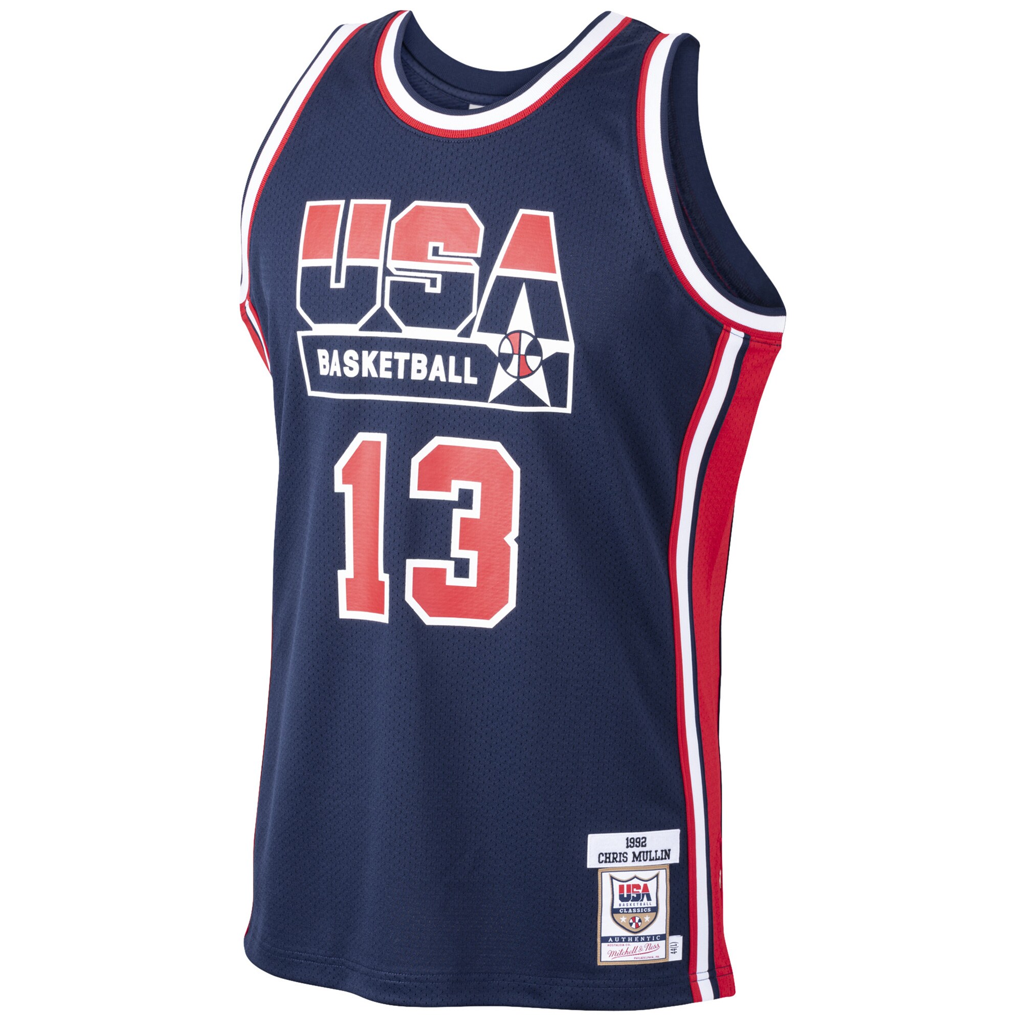 Chris Mullin USA Basketball Mitchell & Ness 1992 Dream Team Authentic Jersey - Navy cheap jerseys for sale - CheapJerseys.Shop